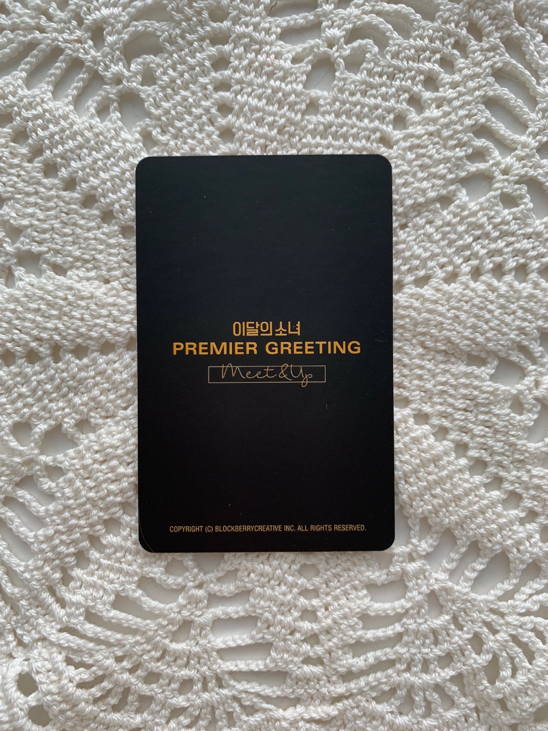LOONA Go Won LOONA - Go Won - LOONA Premier Greeting [Meet & Up] Event photocard set fan meeting listing photo 2