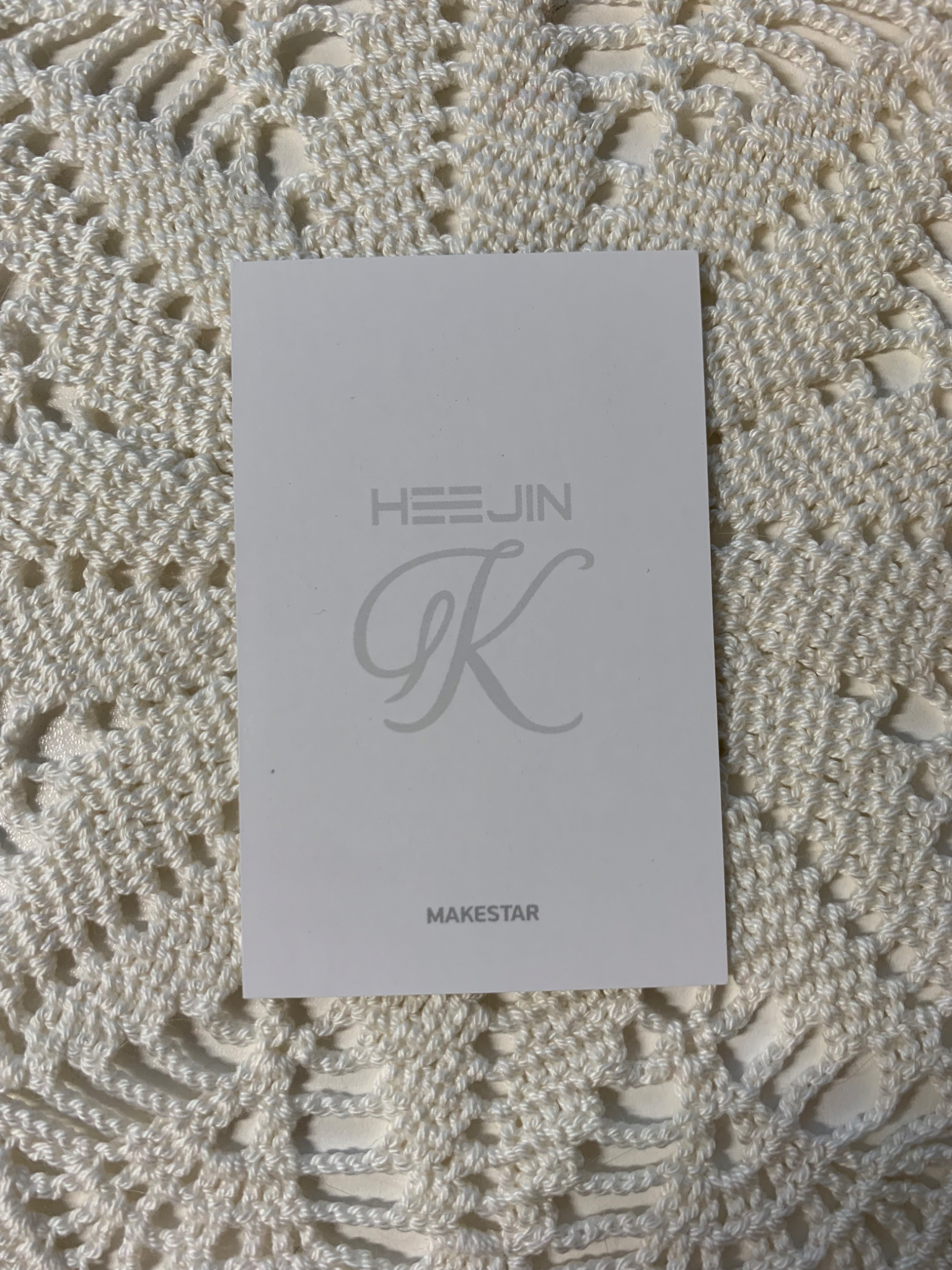 ARTMS HeeJin ARTMS - HeeJin - K Album video call (fancall) polaroid makestar round 1 listing photo 2