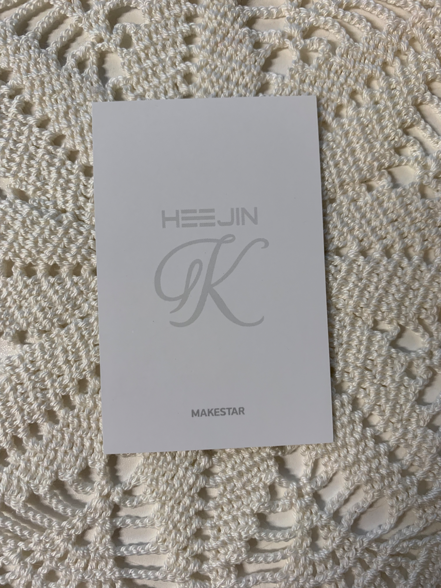 ARTMS HeeJin ARTMS - HeeJin - K Album round 1 makestar video call (fancall) polaroid listing photo 2