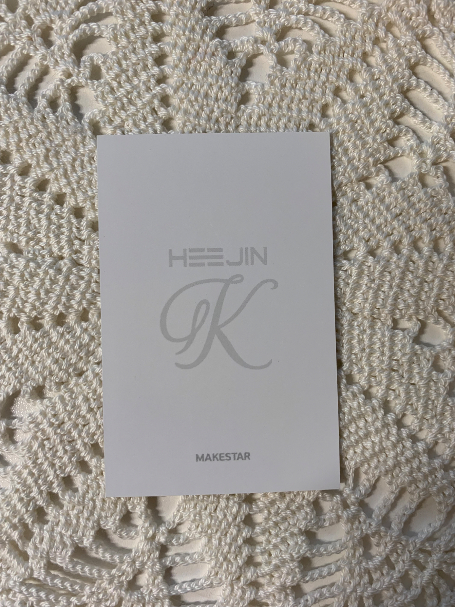 ARTMS HeeJin ARTMS - HeeJin - K Album round 1 makestar polaroid fansign listing photo 2