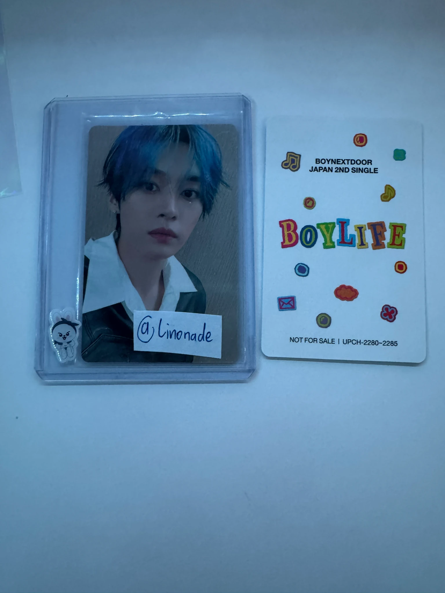 BOYNEXTDOOR BOYNEXTDOOR - Woonhak & Taesan - BOYLIFE Album album photocard solo jacket version unit photocard listing photo 2