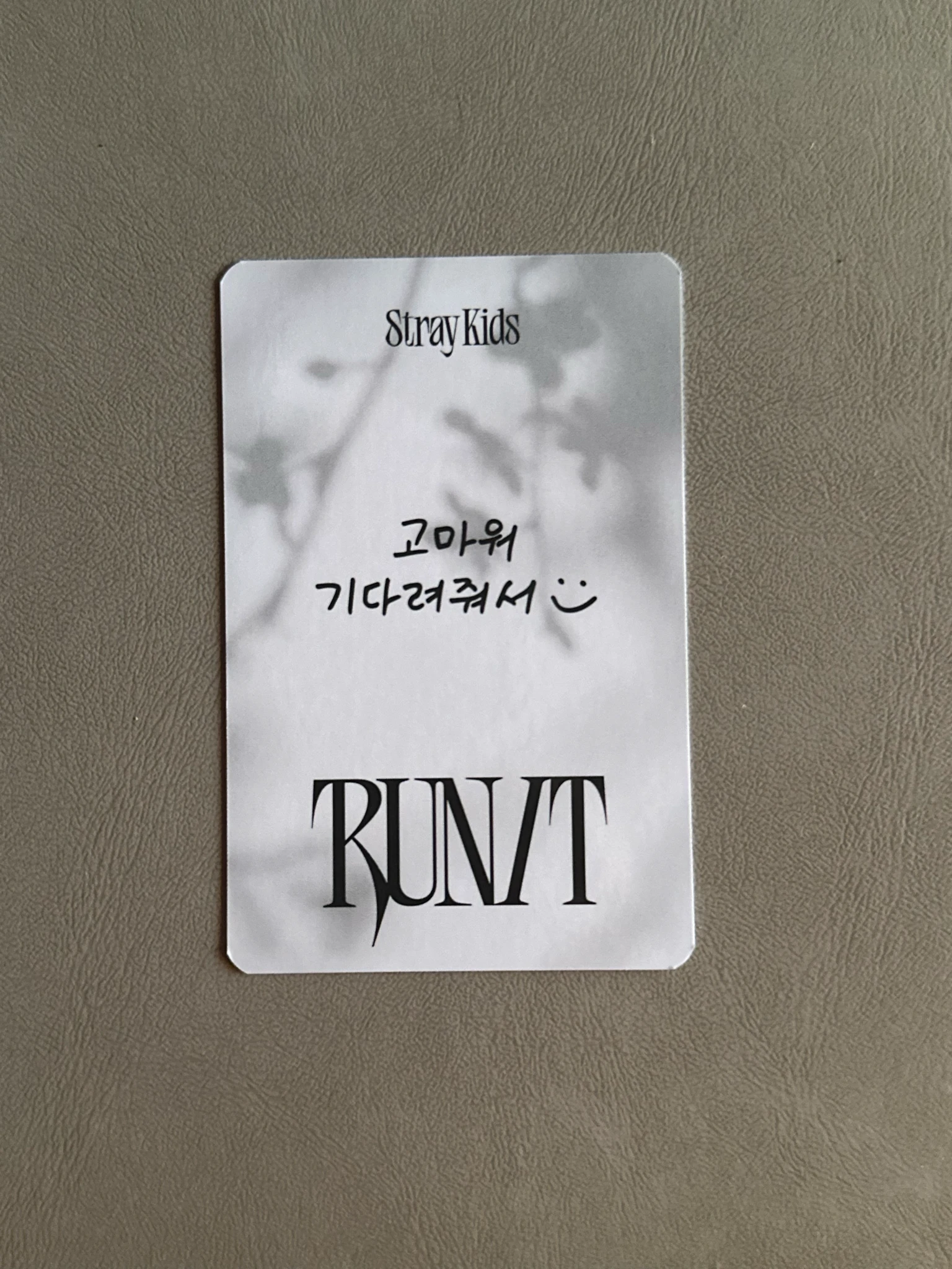 Stray Kids Seungmin Stray Kids - Seungmin - RUN IT World Tour Event day 3 entrance / attendance benefit seoul listing photo 2