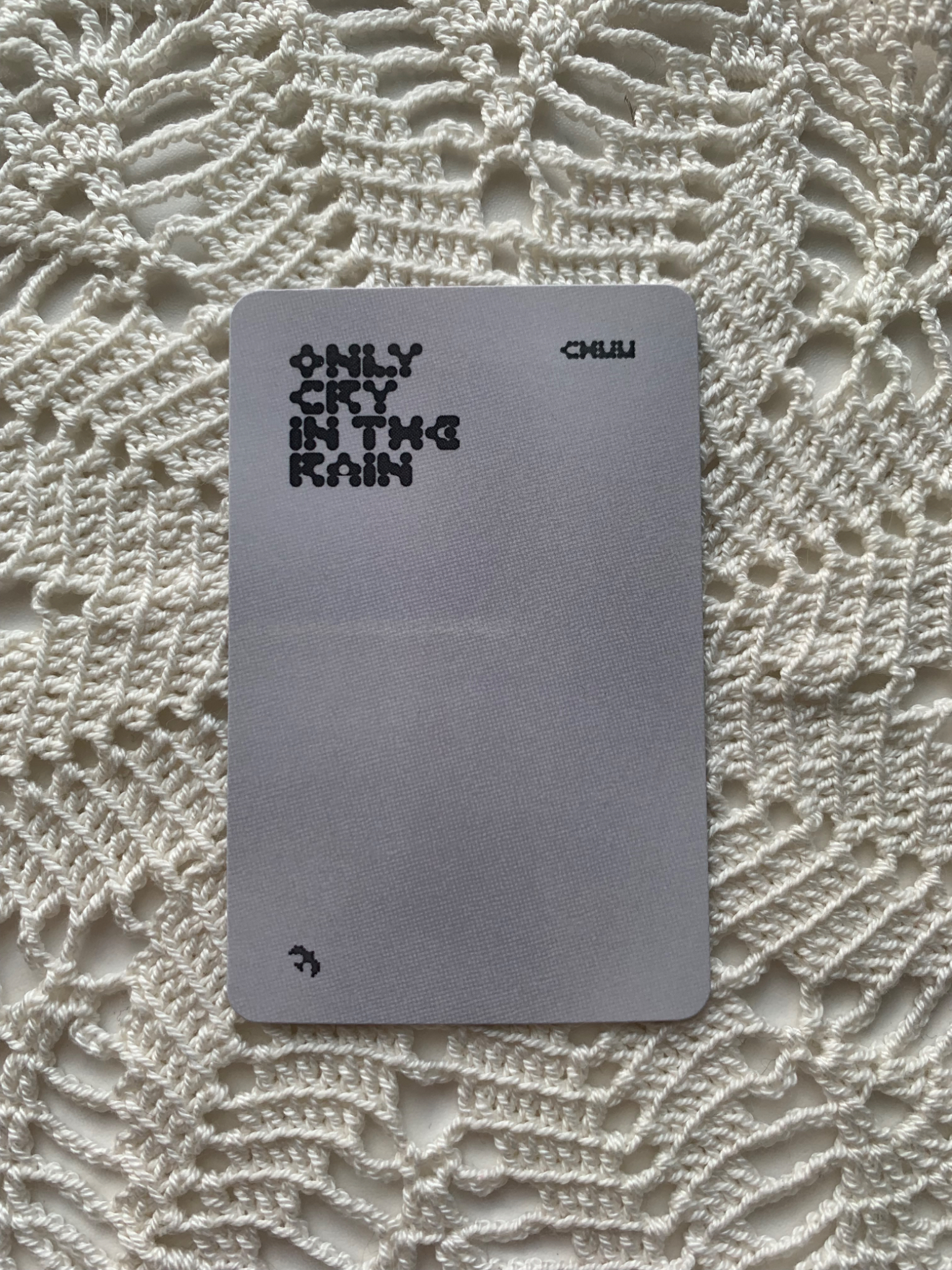 Chuu Chuu Chuu - Chuu - Only cry in the rain Album Tiny Gray Version album photocard listing photo 2