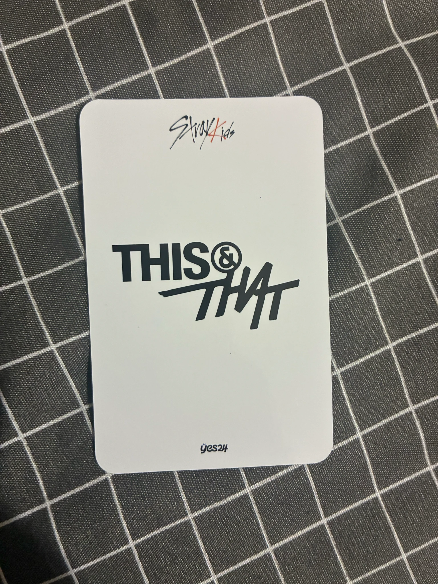 Stray Kids Hyunjin Stray Kids - Hyunjin - THIS & THAT Album pob (pre-order benefit) yes24 listing photo 2