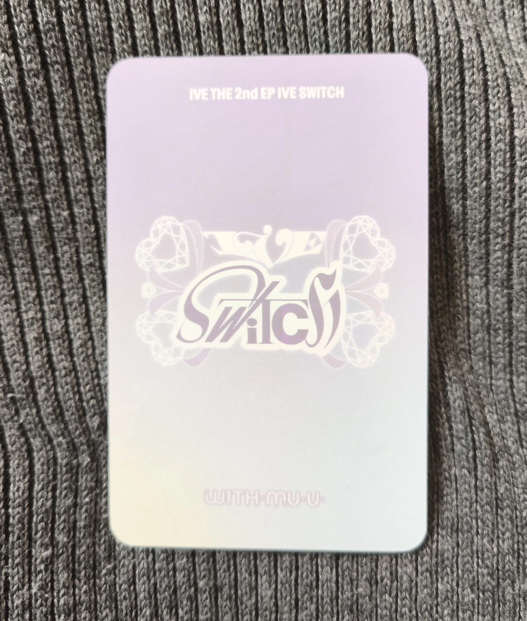 IVE Rei IVE - Rei - IVE SWITCH Album pob (pre-order benefit) withmuu round 2 listing photo 2