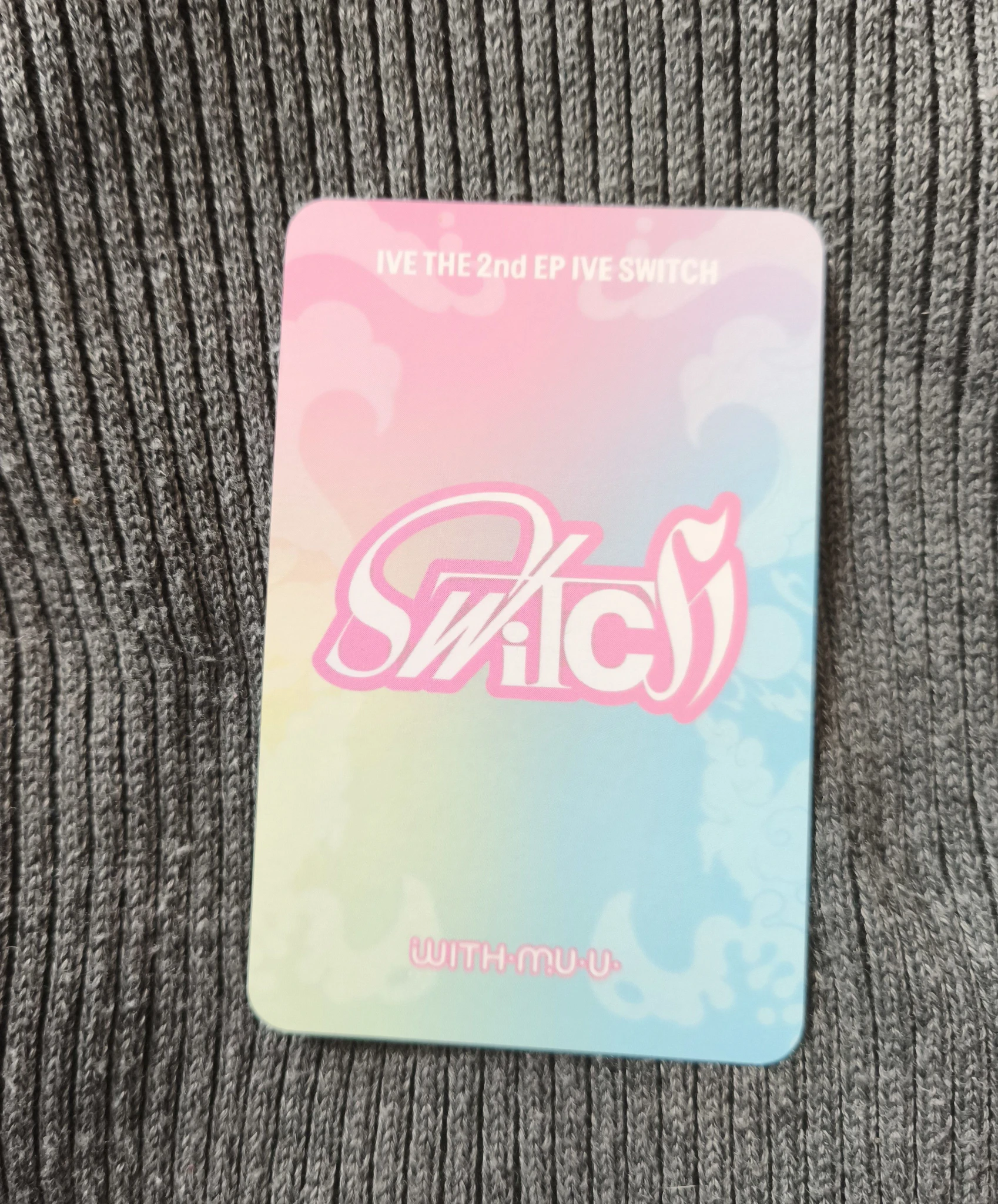 IVE Rei IVE - Rei - IVE SWITCH Album withmuu pob (pre-order benefit) listing photo 2