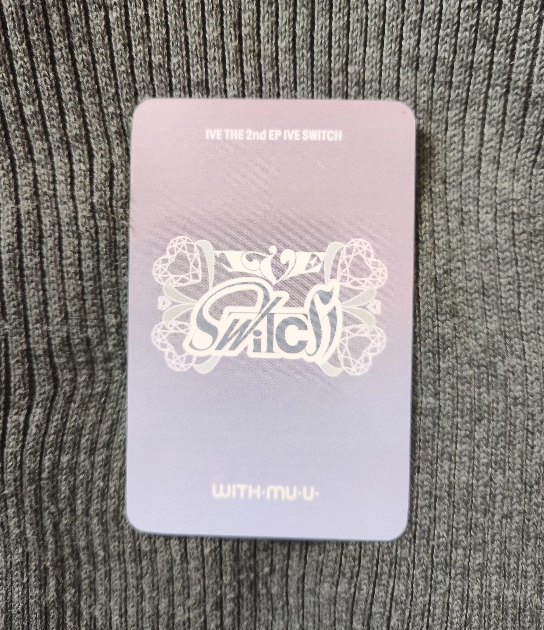 IVE Rei IVE - Rei - IVE SWITCH Album withmuu lucky draw round 4 listing photo 2