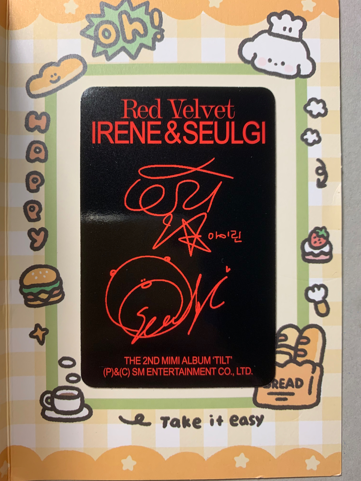 Red Velvet Red Velvet — IRENE & SEULGI - Tilt Album album photocard listing photo 2