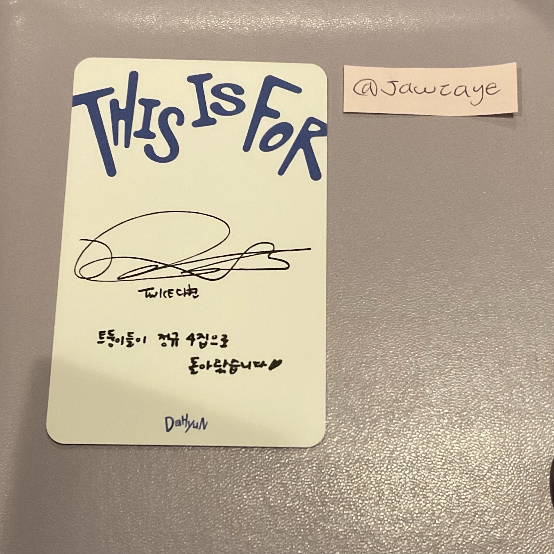 TWICE Dahyun TWICE-Dahyun-Album-this is for listing photo 2
