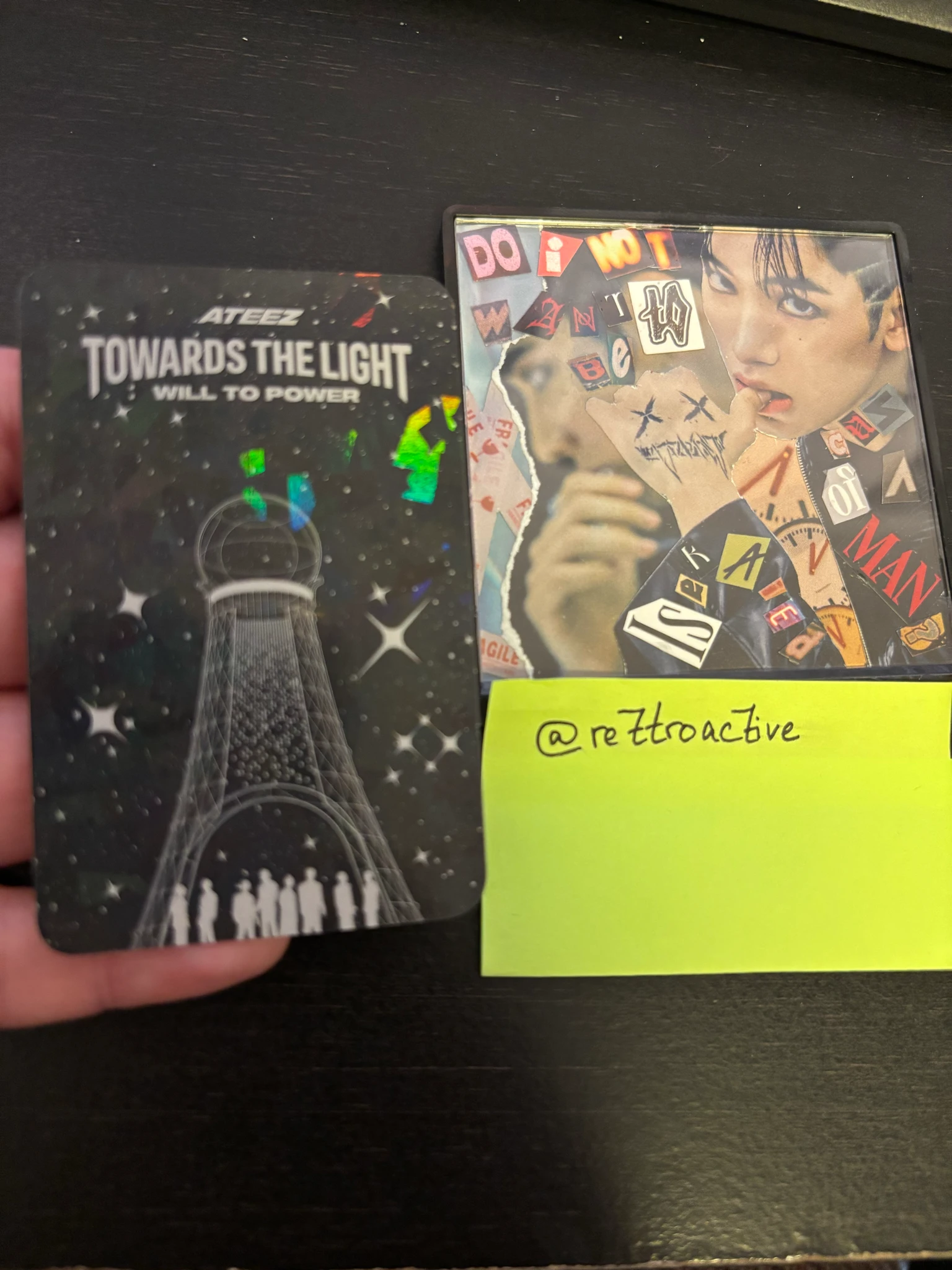 ATEEZ Mingi ATEEZ - Mingi - Towards The Light : Will To Power World Tour 2024 - 2025 Event foil card holographic (hologram) animate merch photocard tour exclusive listing photo 2