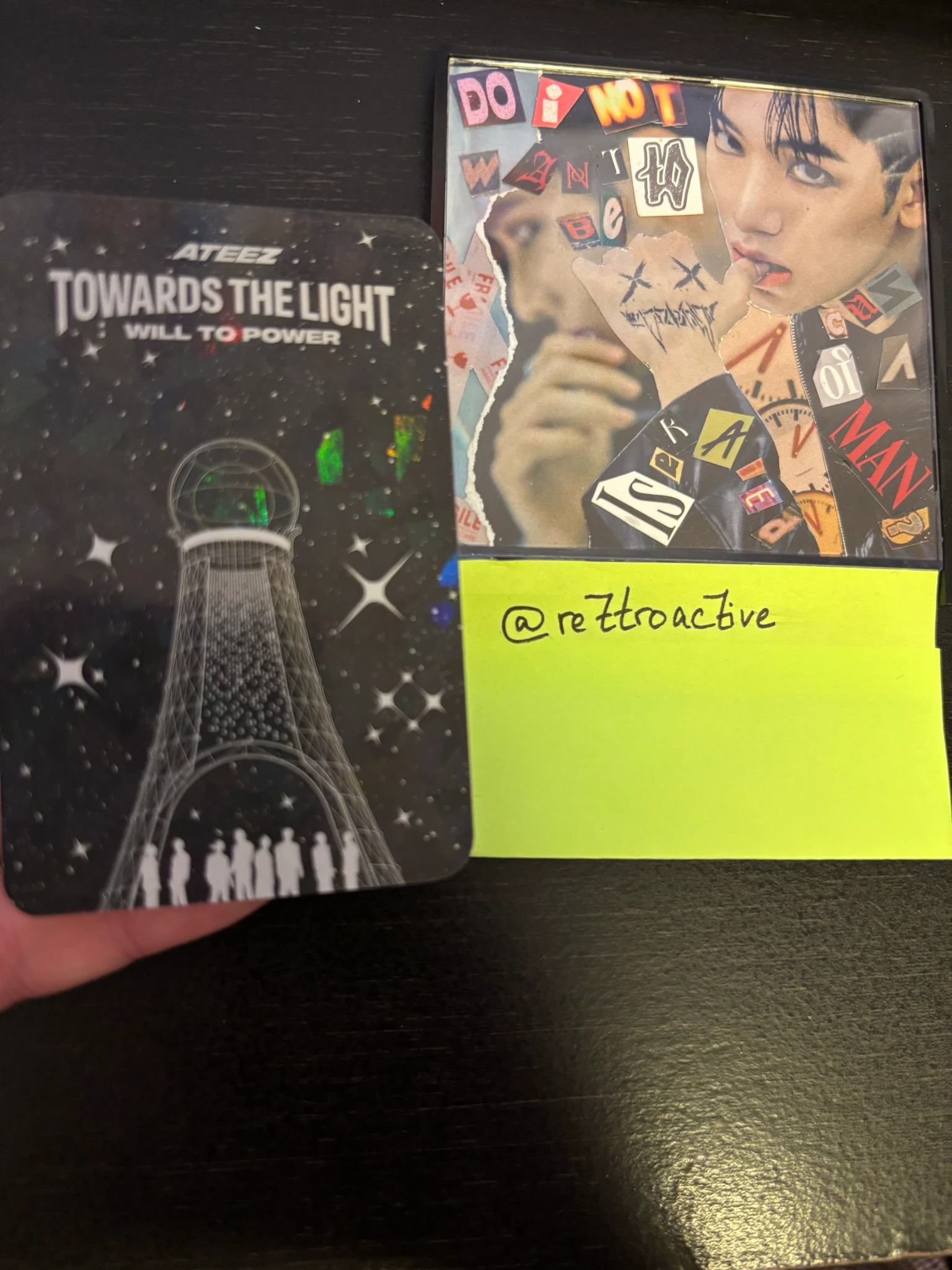 ATEEZ San ATEEZ - San - Towards The Light : Will To Power World Tour 2024 - 2025 Event silver foil photocard holographic (hologram) listing photo 2