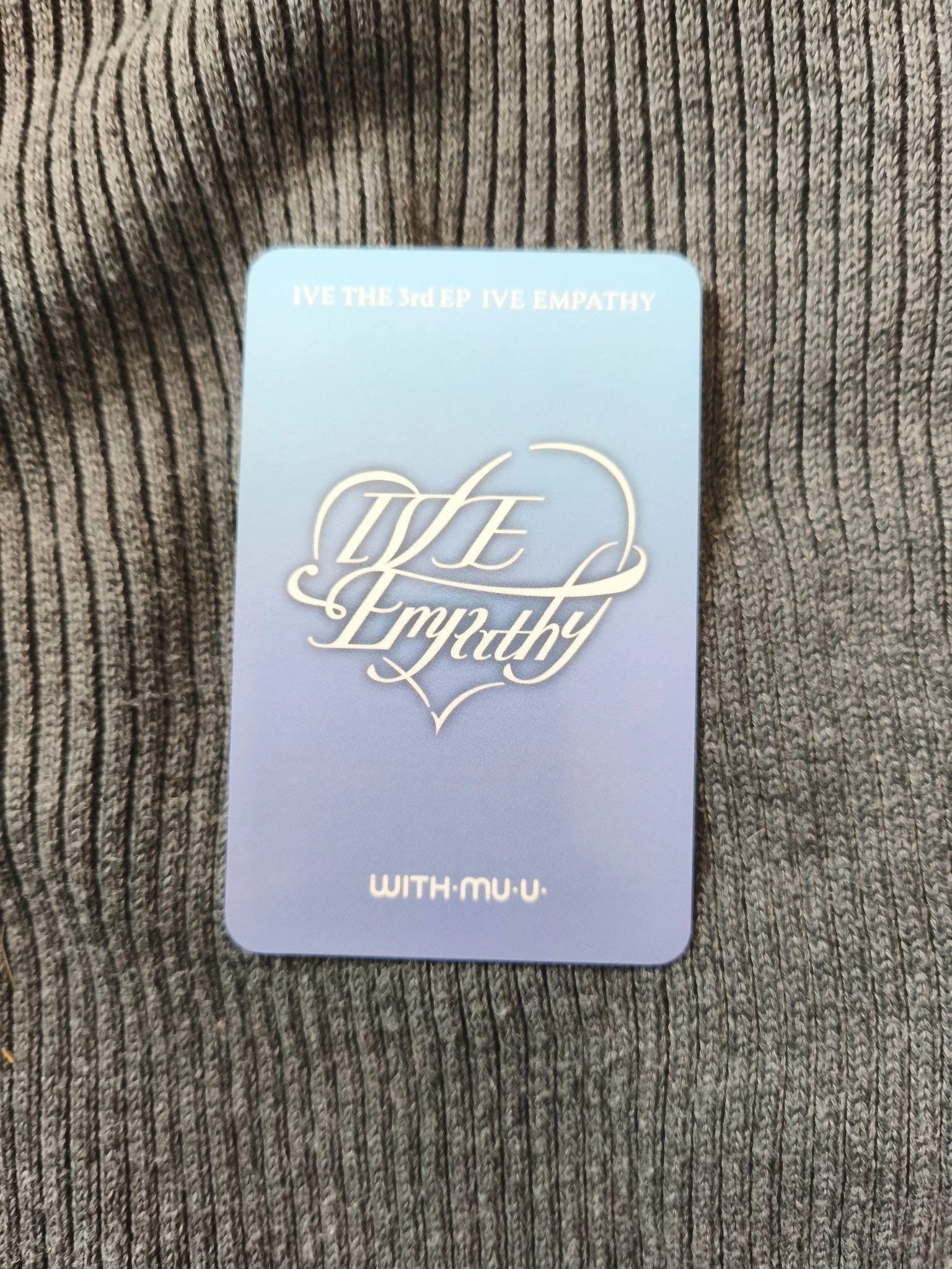IVE Rei IVE - Rei - IVE EMPATHY Album pob (pre-order benefit) withmuu round 3 listing photo 2