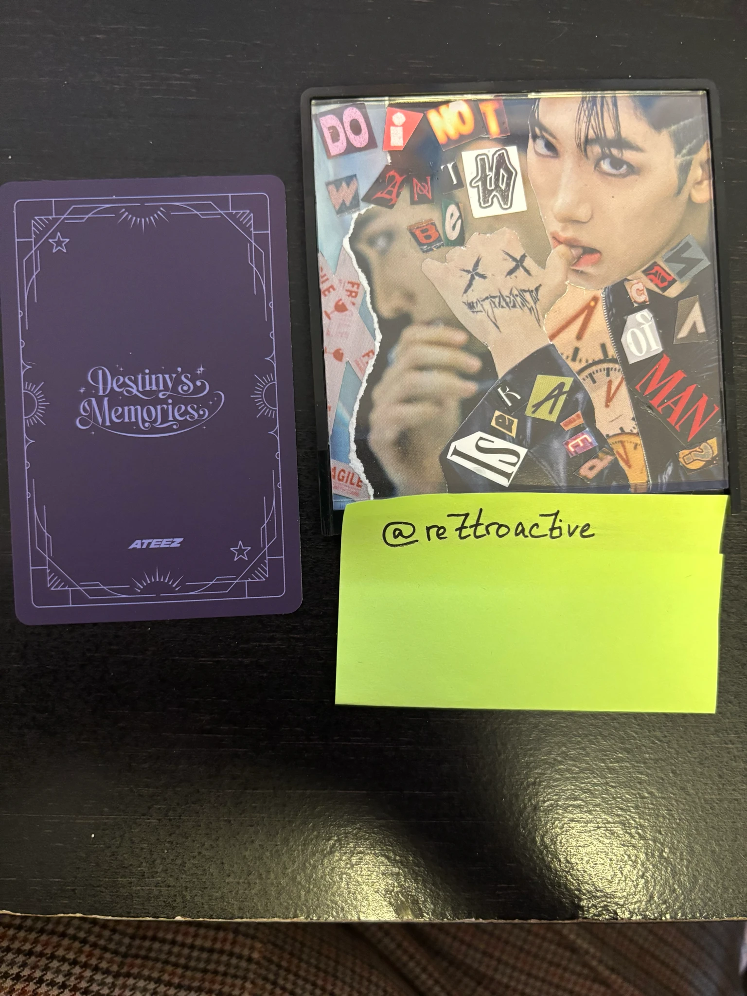 ATEEZ Yunho ATEEZ - Yunho - Destiny's Memories Exhibition Other t-shirt merch photocard merch listing photo 2