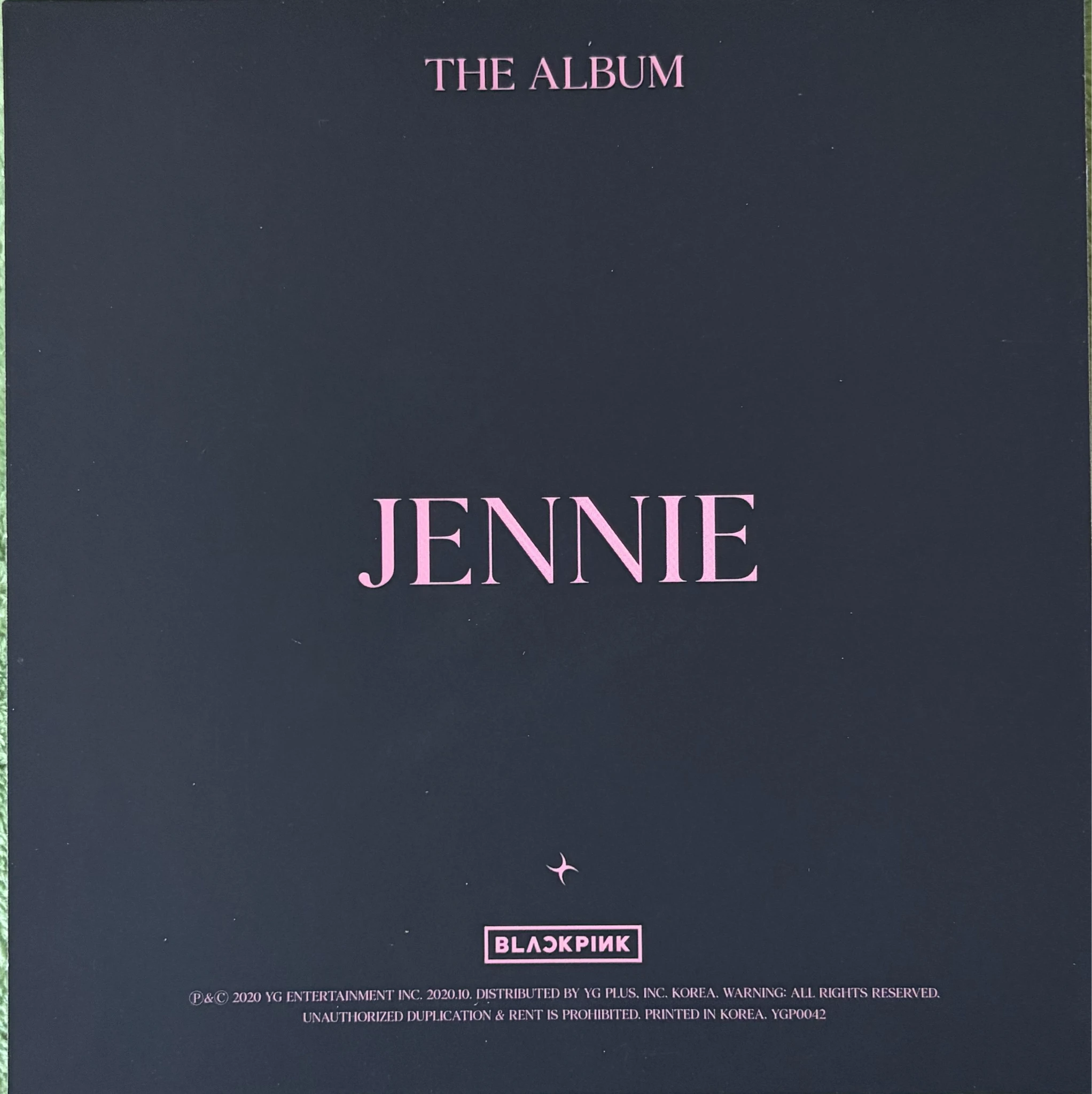 BLACKPINK Jennie BLACKPINK - Jennie - THE ALBUM Album album inclusion postcard set version 1 listing photo 2