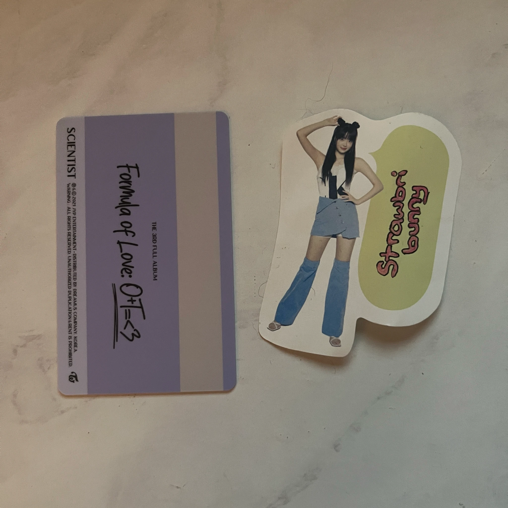 TWICE Sana TWICE-Sana-Album-Formula of Love: O+T=<3 listing photo 2