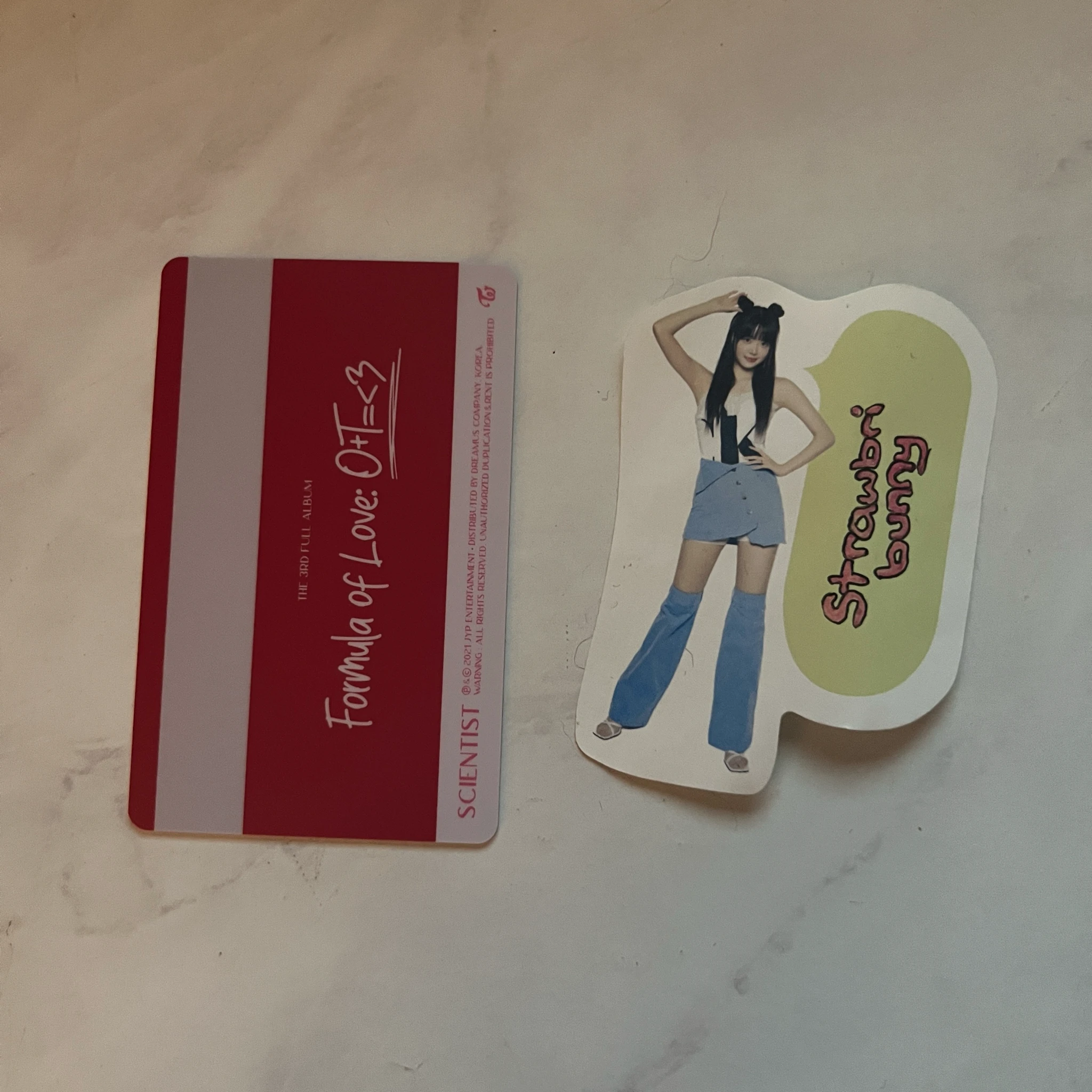 TWICE Sana TWICE-Sana-Album-Formula of Love: O+T=<3 listing photo 2