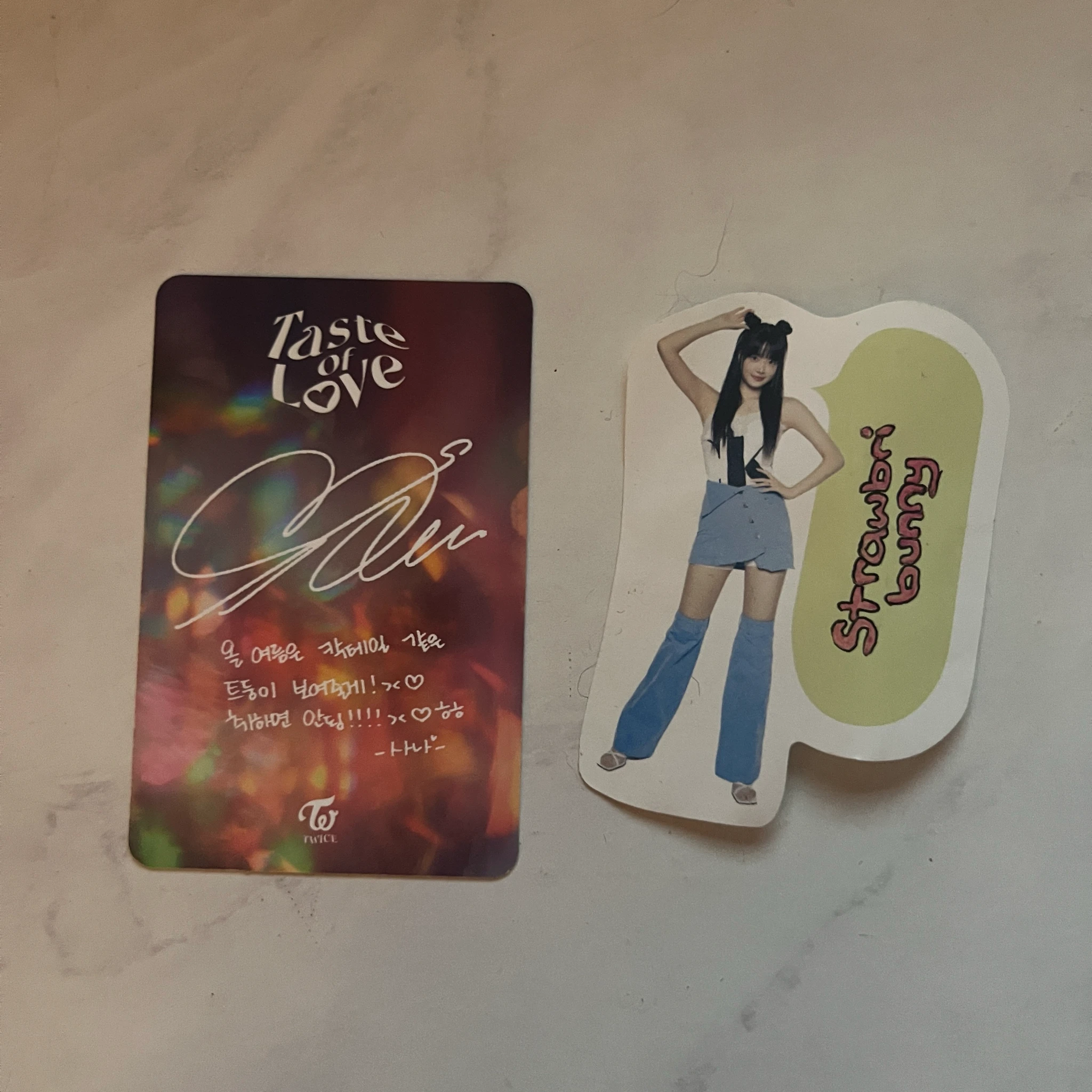 TWICE Sana TWICE - Sana - Taste of Love Album album photocard listing photo 2