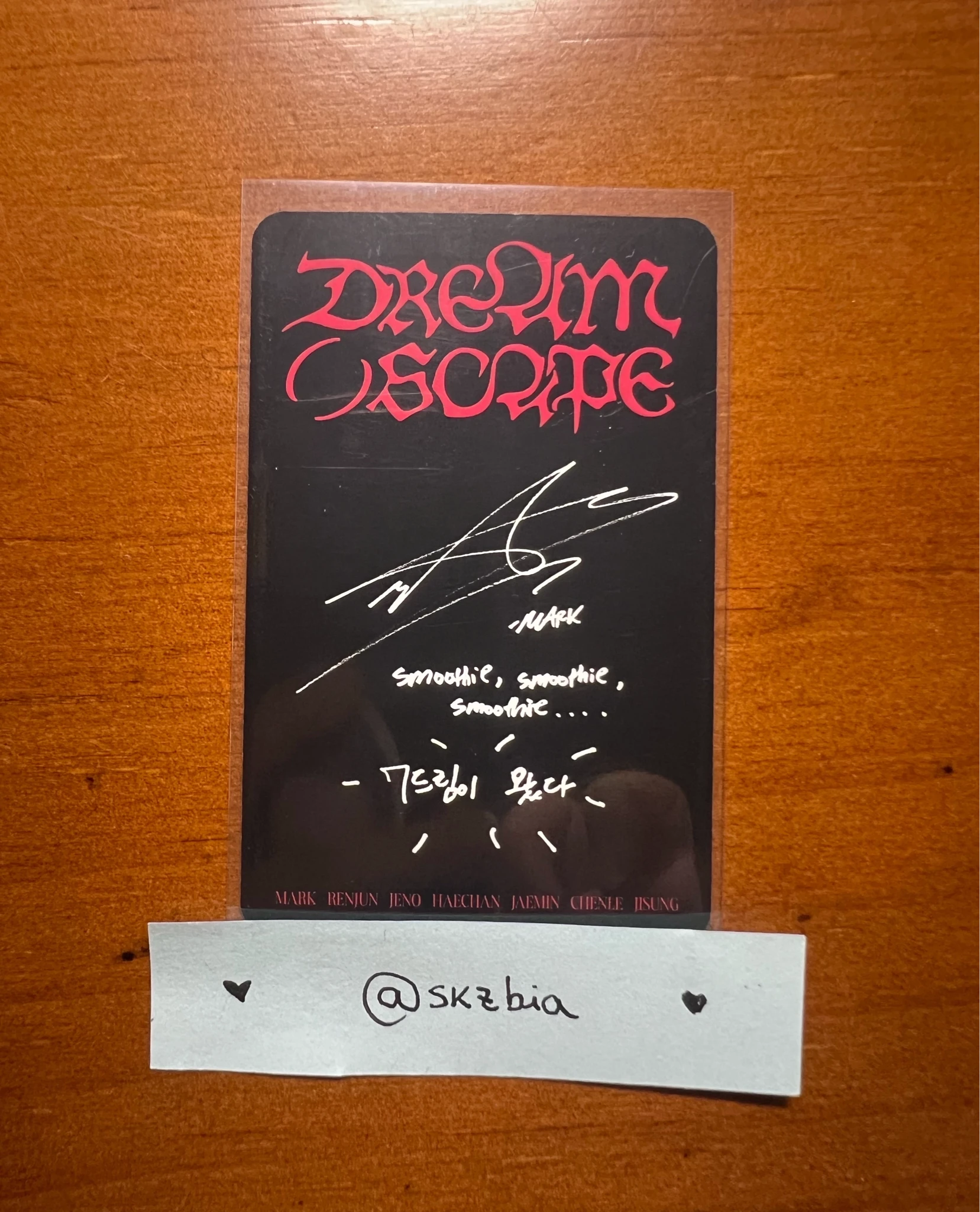NCT DREAM Mark NCT DREAM - Mark - Dream()scape Album icantfeelanything ver. listing photo 2