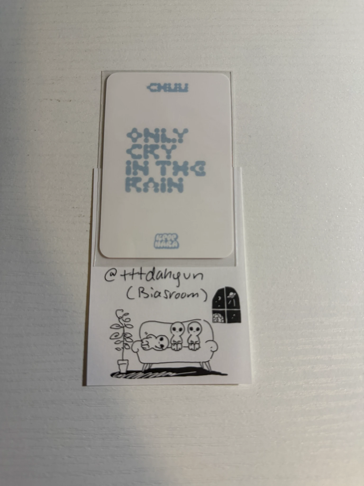 Chuu Chuu Chuu - Chuu - Only cry in the rain Album kpop nara pre-order benefit listing photo 2