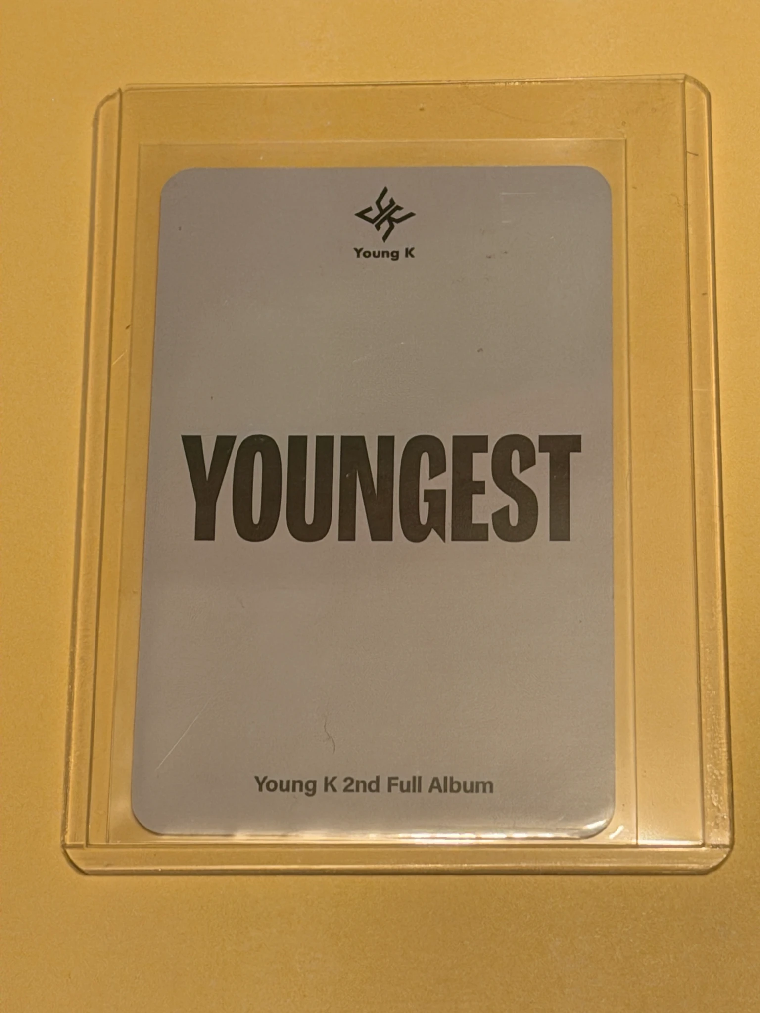 DAY6  Young K DAY6  - Young K - Youngest Album pob (pre-order benefit) solo album withmuu/withdrama listing photo 2