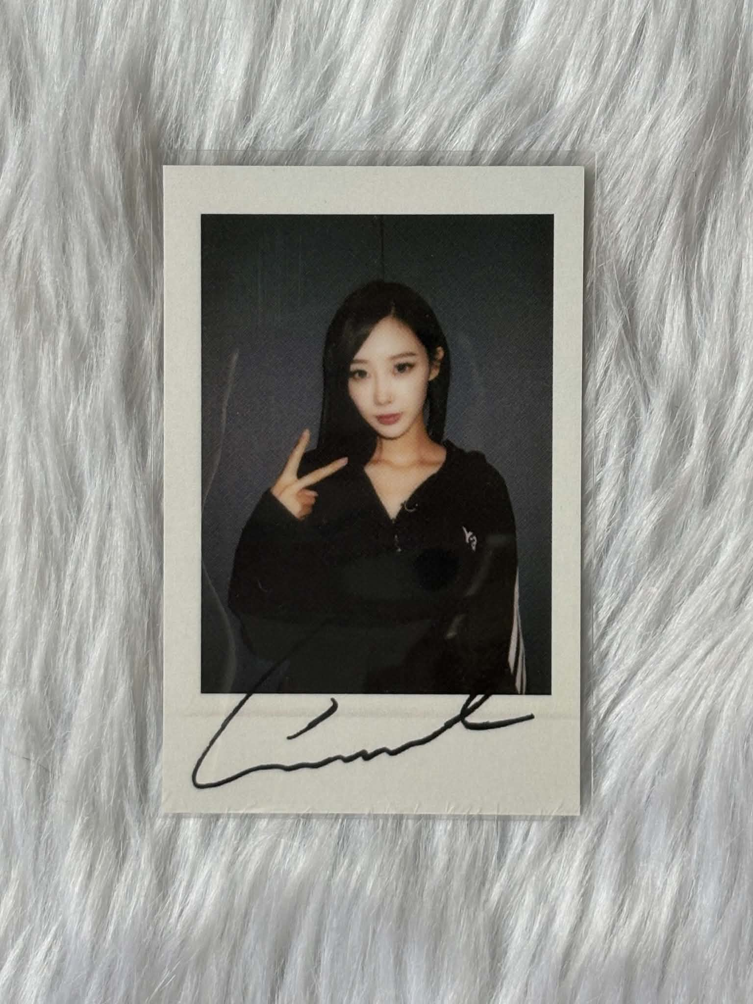 aespa Giselle aespa - Giselle - Lemonade Album pob (pre-order benefit) starriver polaroid B version listing photo 2