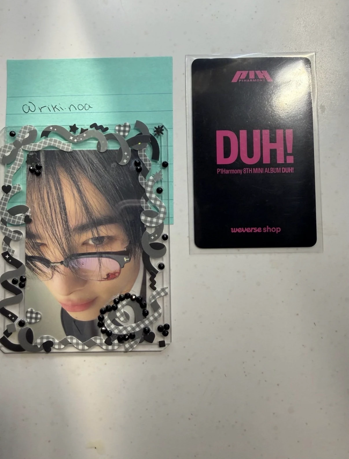 P1Harmony Jiung P1Harmony - Jiung - DUH! Album weverse shop global (wvg) pre-order benefit (pob) listing photo 2