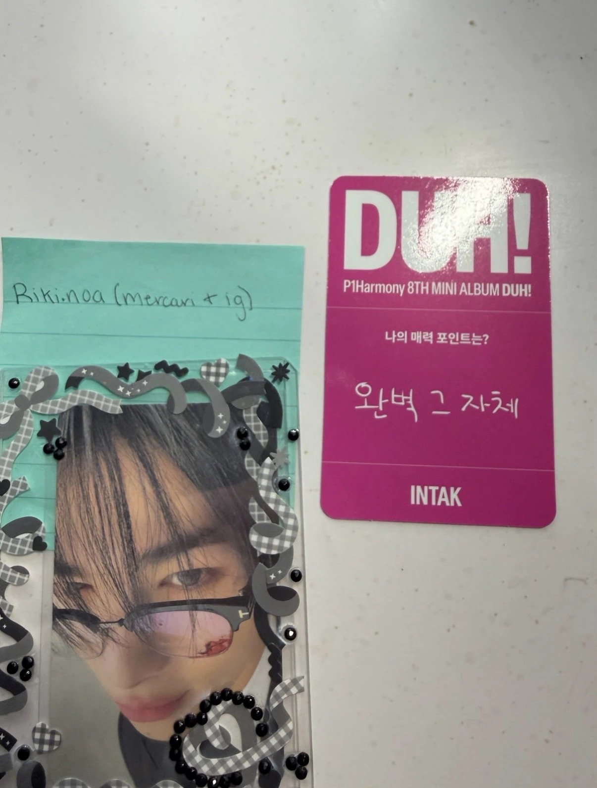 P1Harmony Intak P1Harmony - Intak - DUH! Album album photocard d ver. listing photo 2