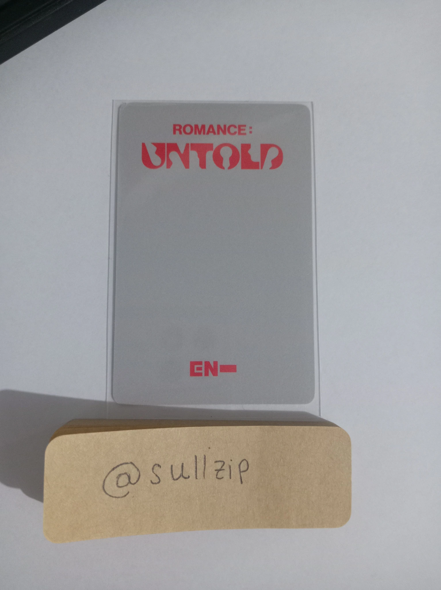 ENHYPEN Jungwon ENHYPEN - Jungwon - ROMANCE: UNTOLD Album yizhiyu (yzy) lucky draw round 4 listing photo 2