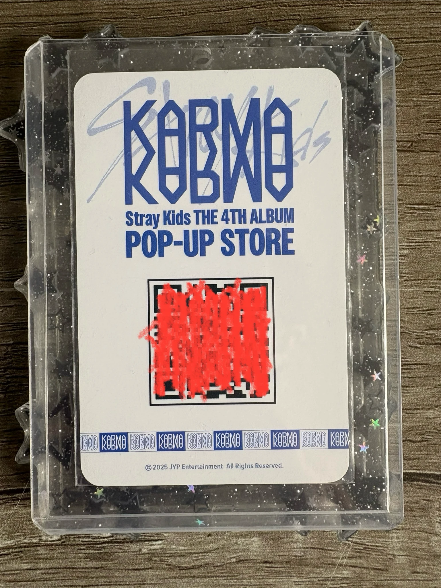 Stray Kids Bang Chan Stray Kids - Bang Chan - KARMA Album pop-up store offline qr card stamp event listing photo 2
