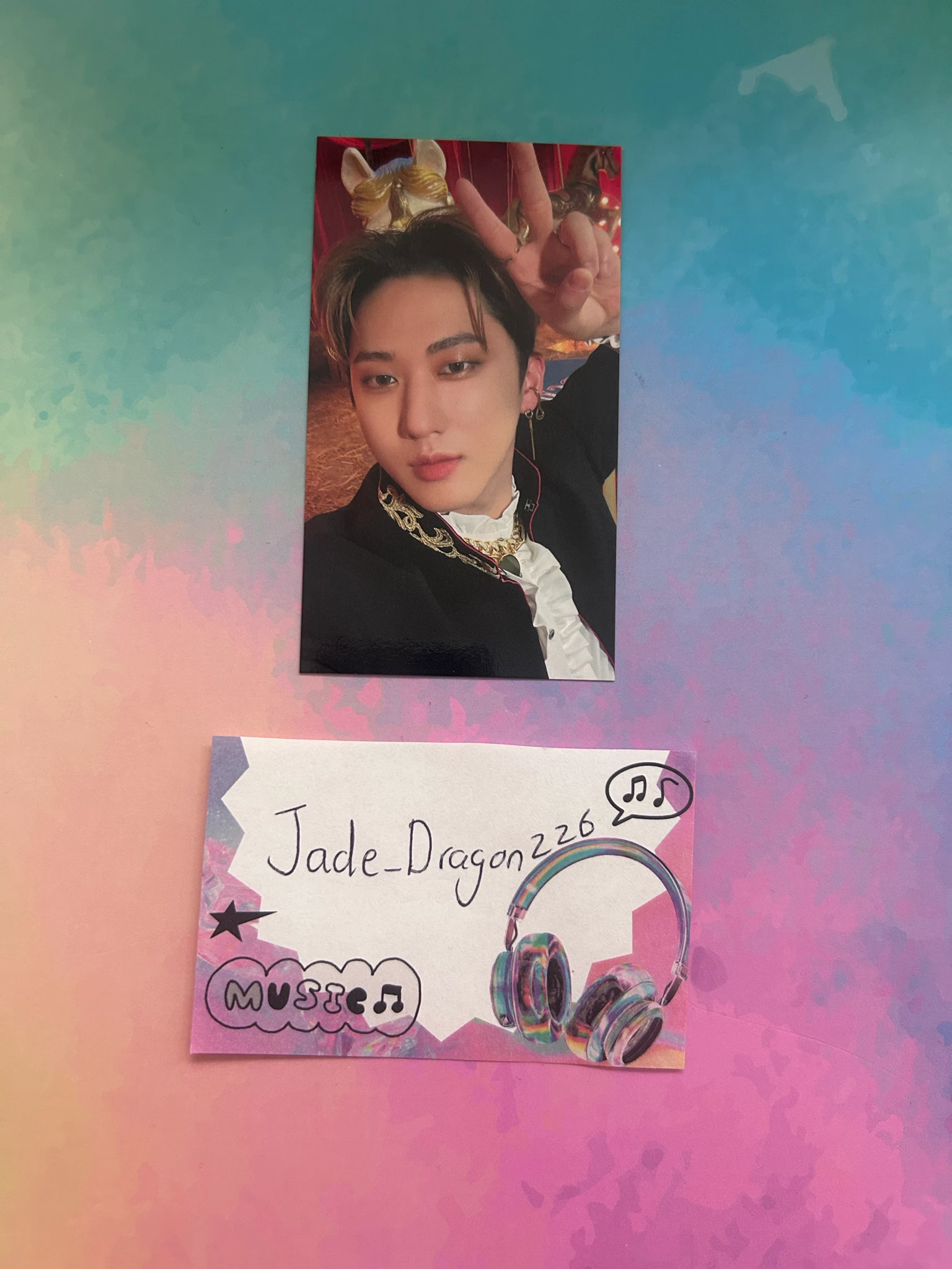 Stray Kids Changbin Stray Kids - Changbin - CIRCUS Album album photocard jpfc (japan fanclub) double-sided listing photo 2