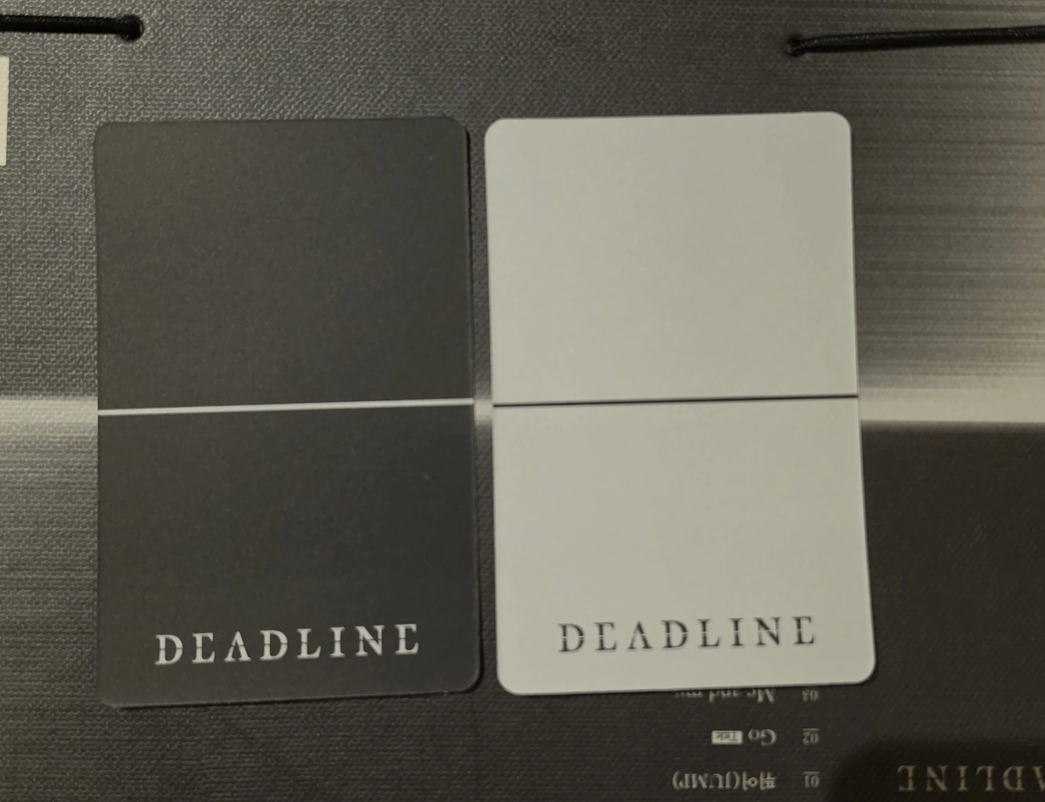 BLACKPINK Jennie BLACKPINK - Jennie - Deadline Album gray version A version FPO album photocard listing photo 2