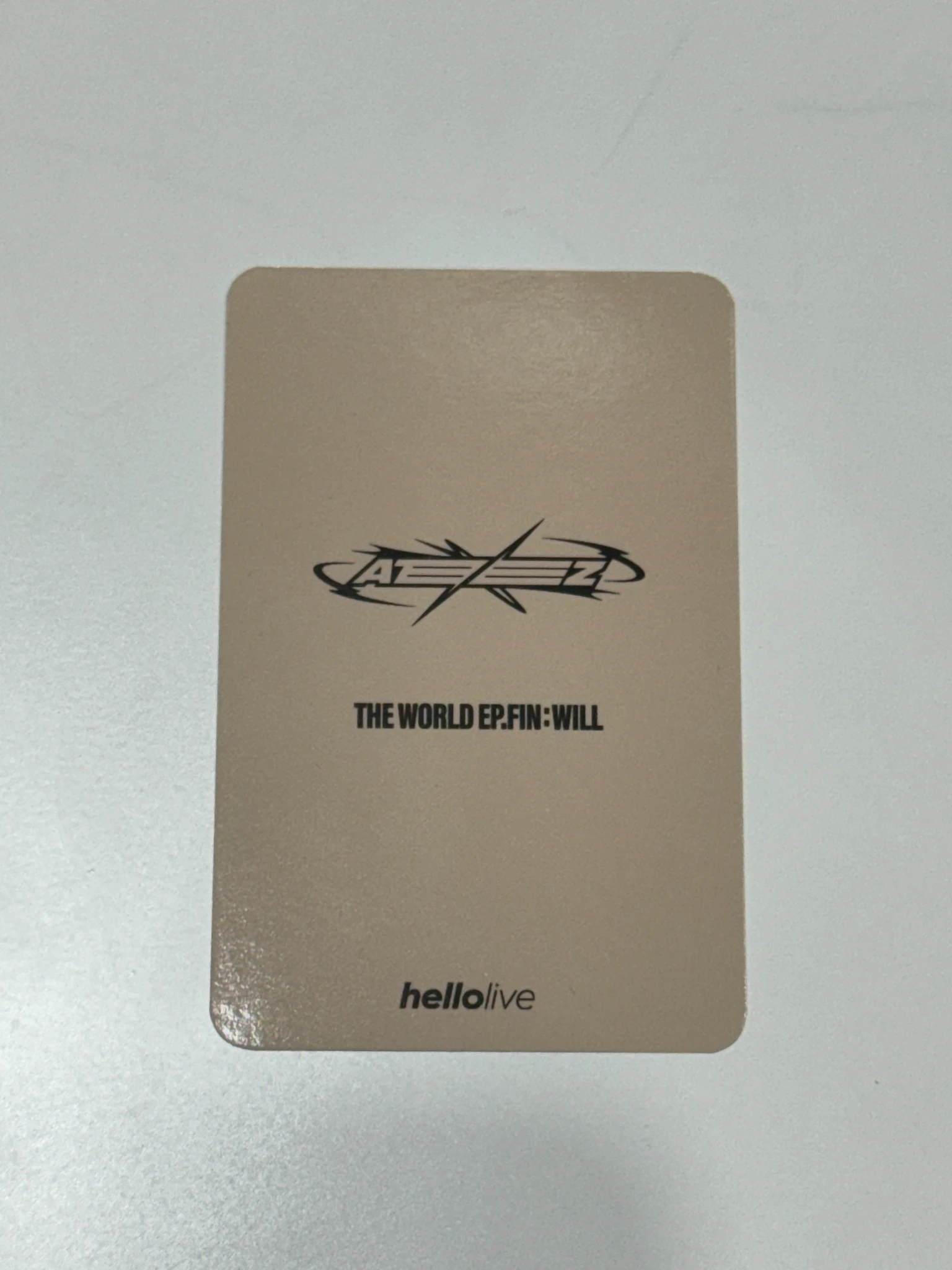 ATEEZ Mingi ATEEZ - Mingi - THE WORLD EP.FIN: WILL Album hellolive lucky draw listing photo 2