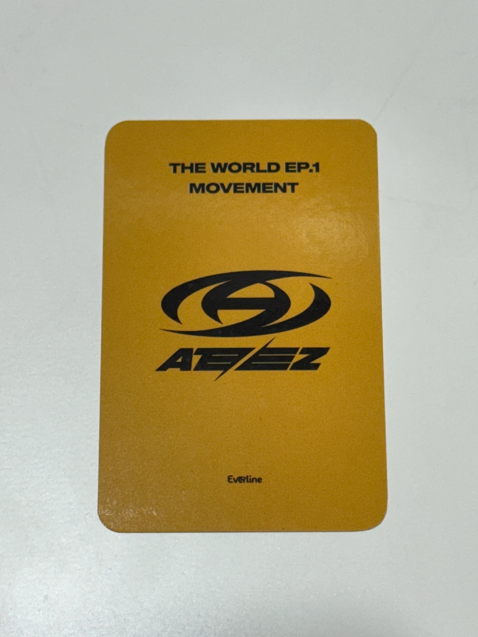 ATEEZ Mingi ATEEZ - Mingi - THE WORLD EP.1 : MOVEMENT Album everline round 3 pob (pre-order benefit) listing photo 2