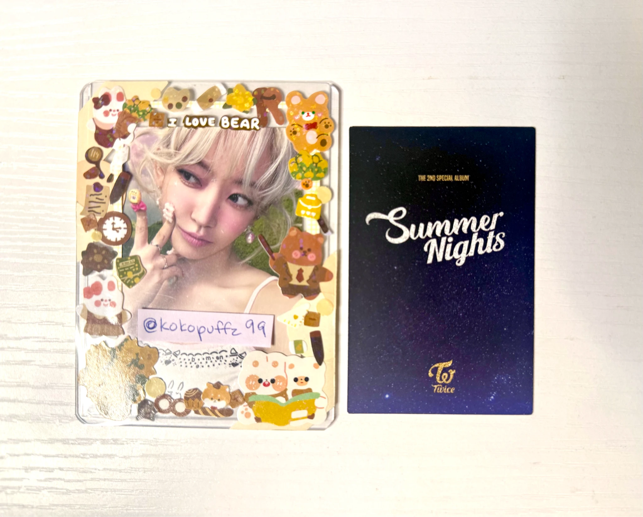 TWICE Jeongyeon TWICE - Jeongyeon - Summer Nights Album album photocard listing photo 3