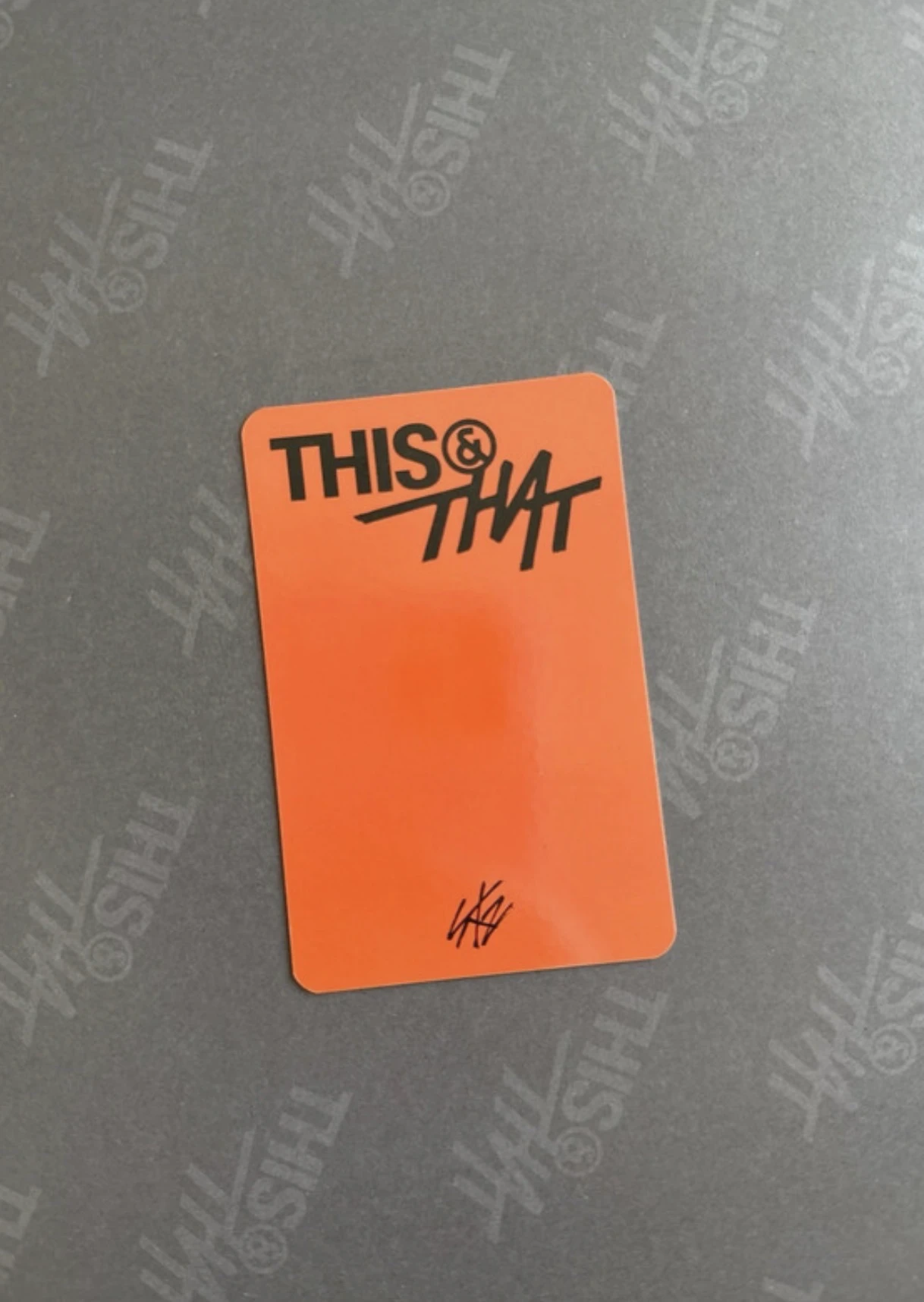 Stray Kids Bang Chan Stray Kids - Bang Chan - THIS & THAT Album pob (pre-order benefit) musicplant (music plant) listing photo 2