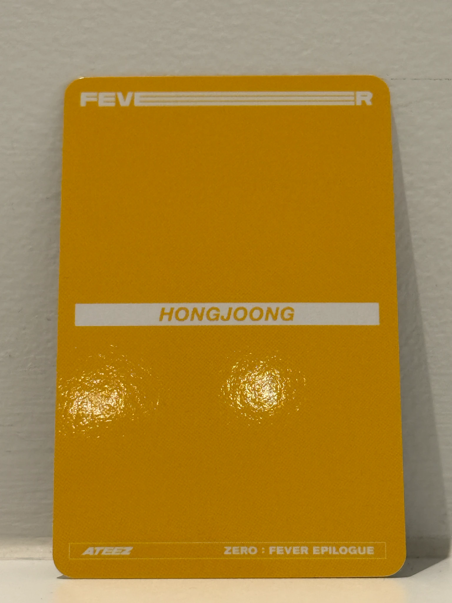 ATEEZ Hongjoong ATEEZ - Hongjoong - ZERO : FEVER EPILOGUE Album album photocard Z version limited version listing photo 2
