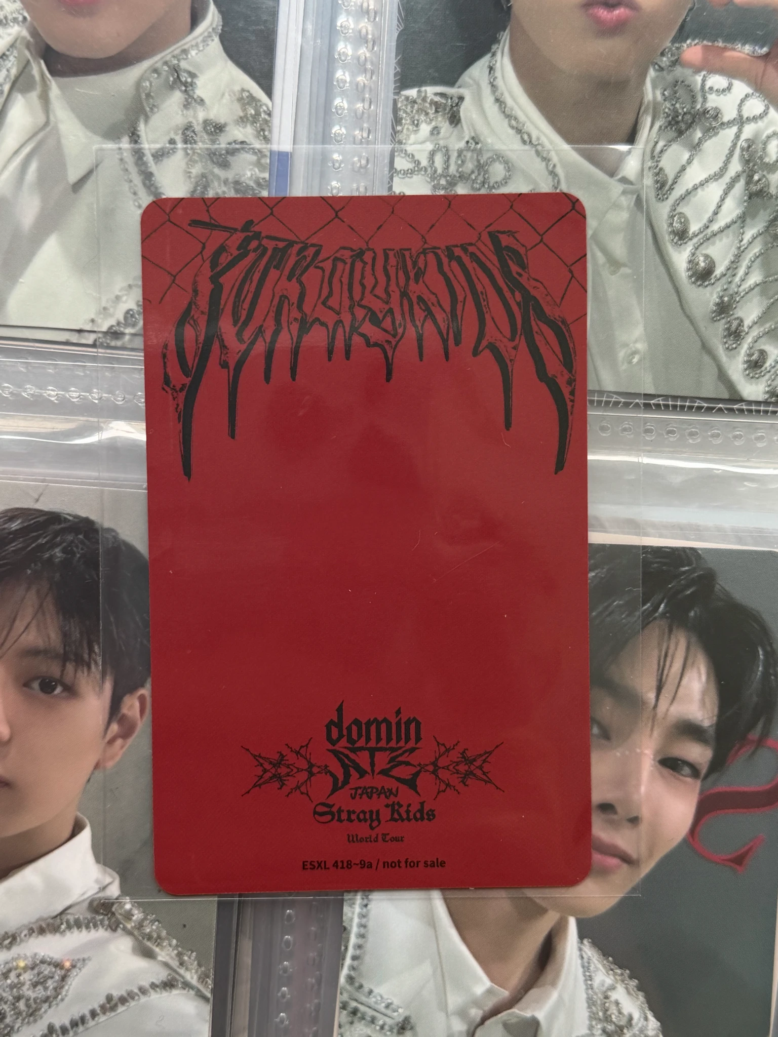 Stray Kids Hyunjin Stray Kids - Hyunjin - World Tour <dominATE JAPAN> LIVE Blu-ray Other photocard set dvd/bluray photocard limited edition version 1 listing photo 2