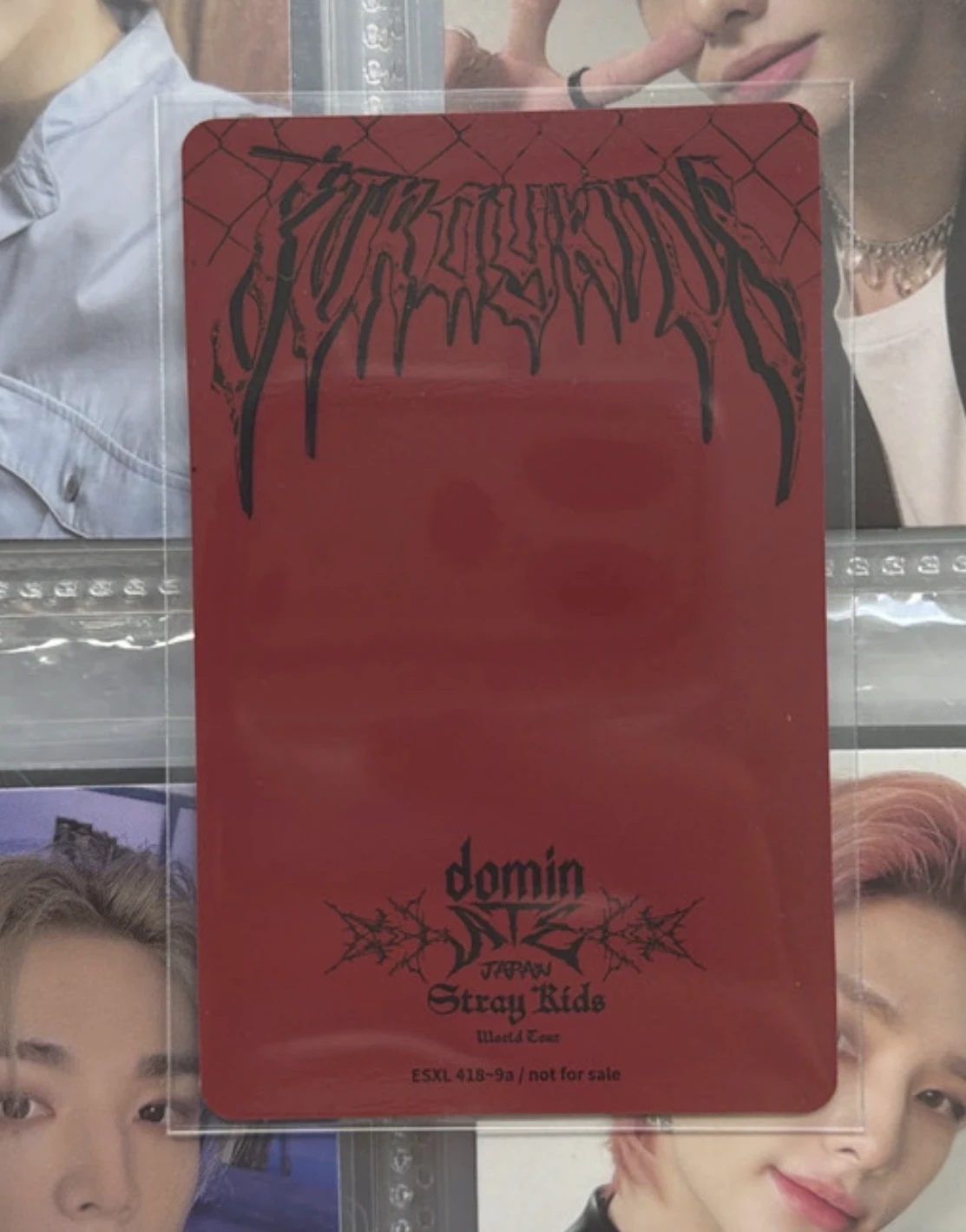 Stray Kids Changbin Stray Kids - Changbin - World Tour <dominATE JAPAN> LIVE Blu-ray Other photocard set dvd/bluray photocard limited edition version 1 listing photo 2