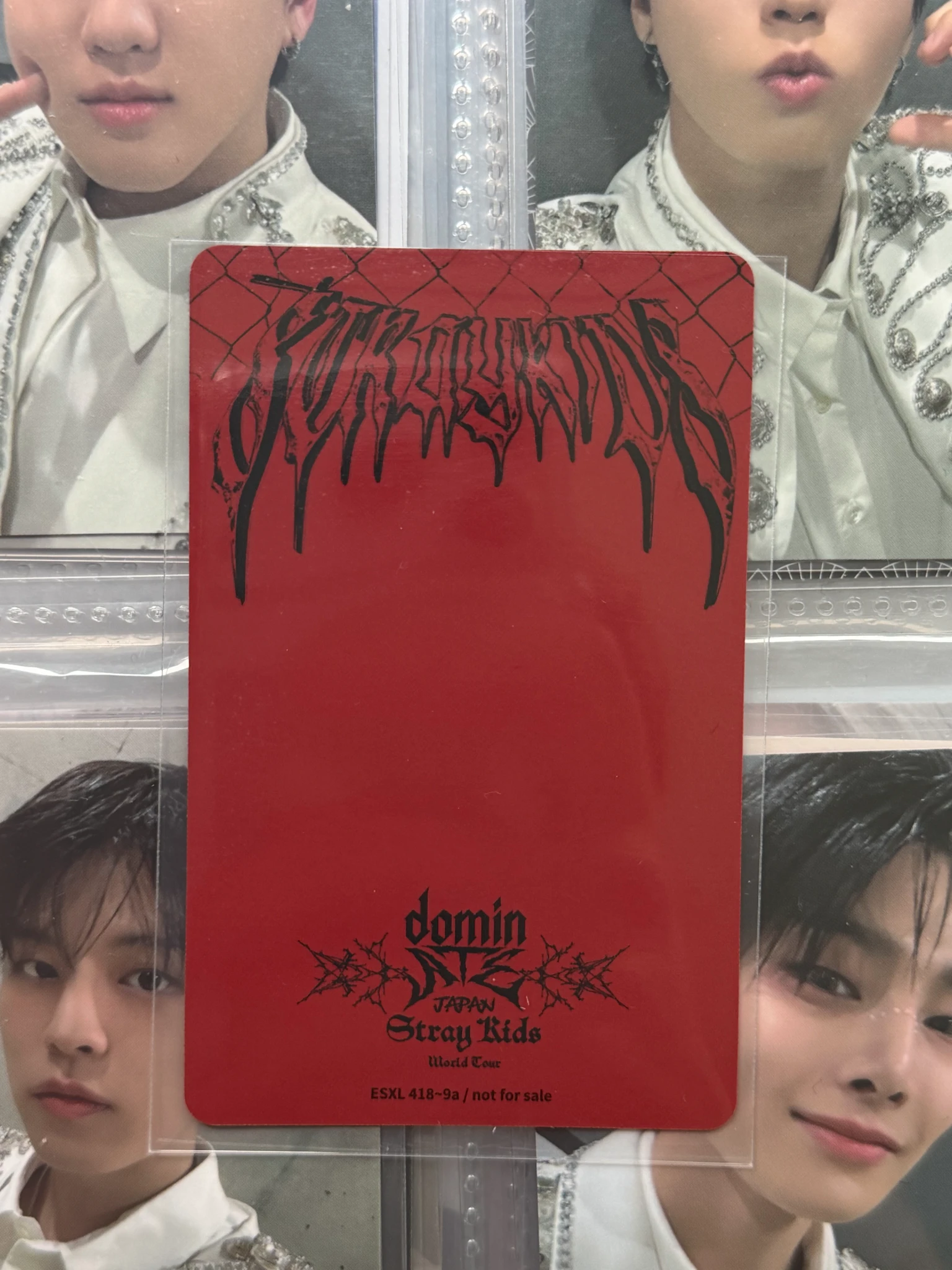 Stray Kids Bang Chan Stray Kids - Bang Chan - World Tour <dominATE JAPAN> LIVE Blu-ray Other photocard set dvd/bluray photocard limited edition version 1 listing photo 2