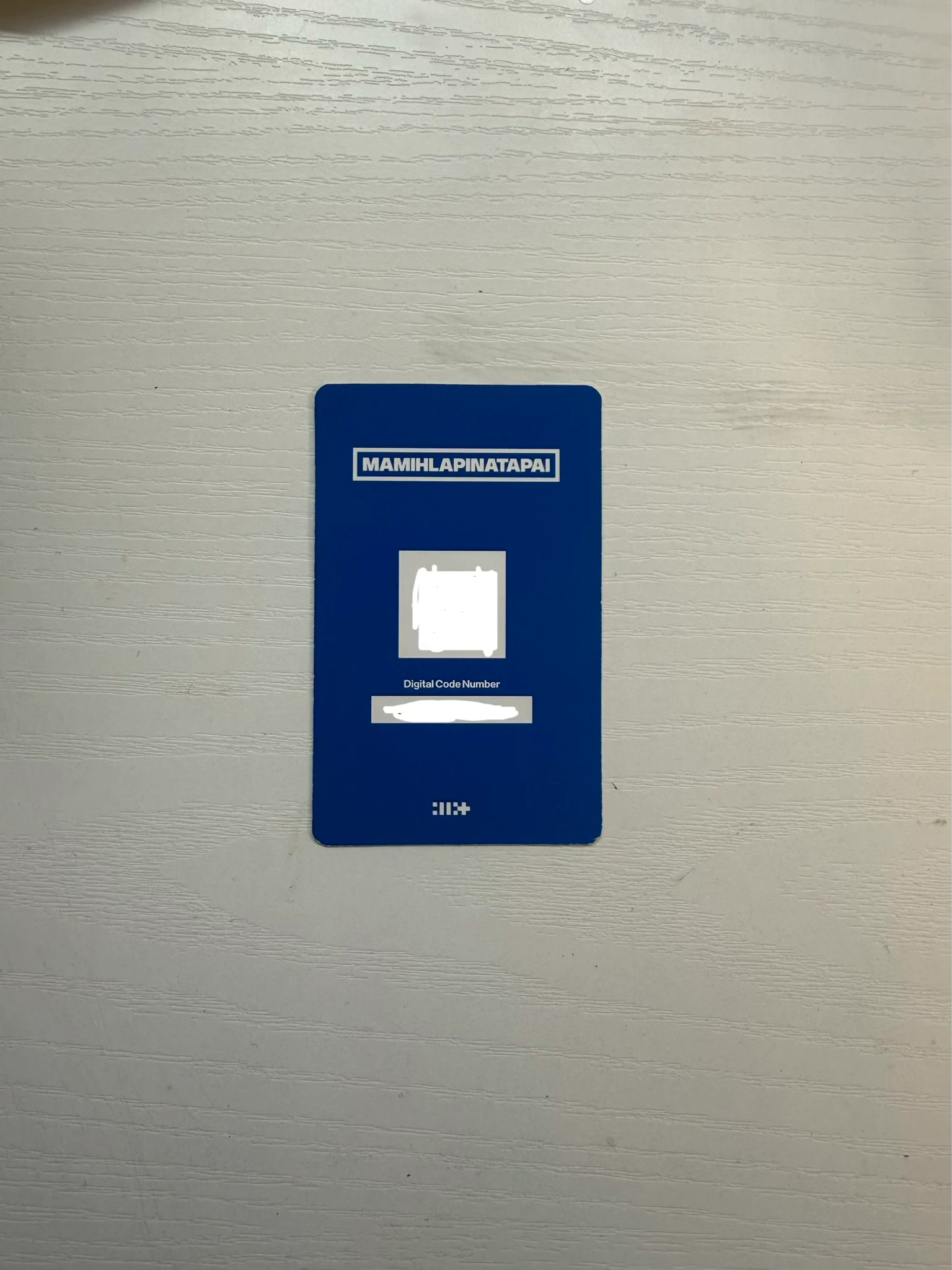 ILLIT ILLIT - MAMIHLAPINATAPAI Album album photocard weverse album version qr card listing photo 2