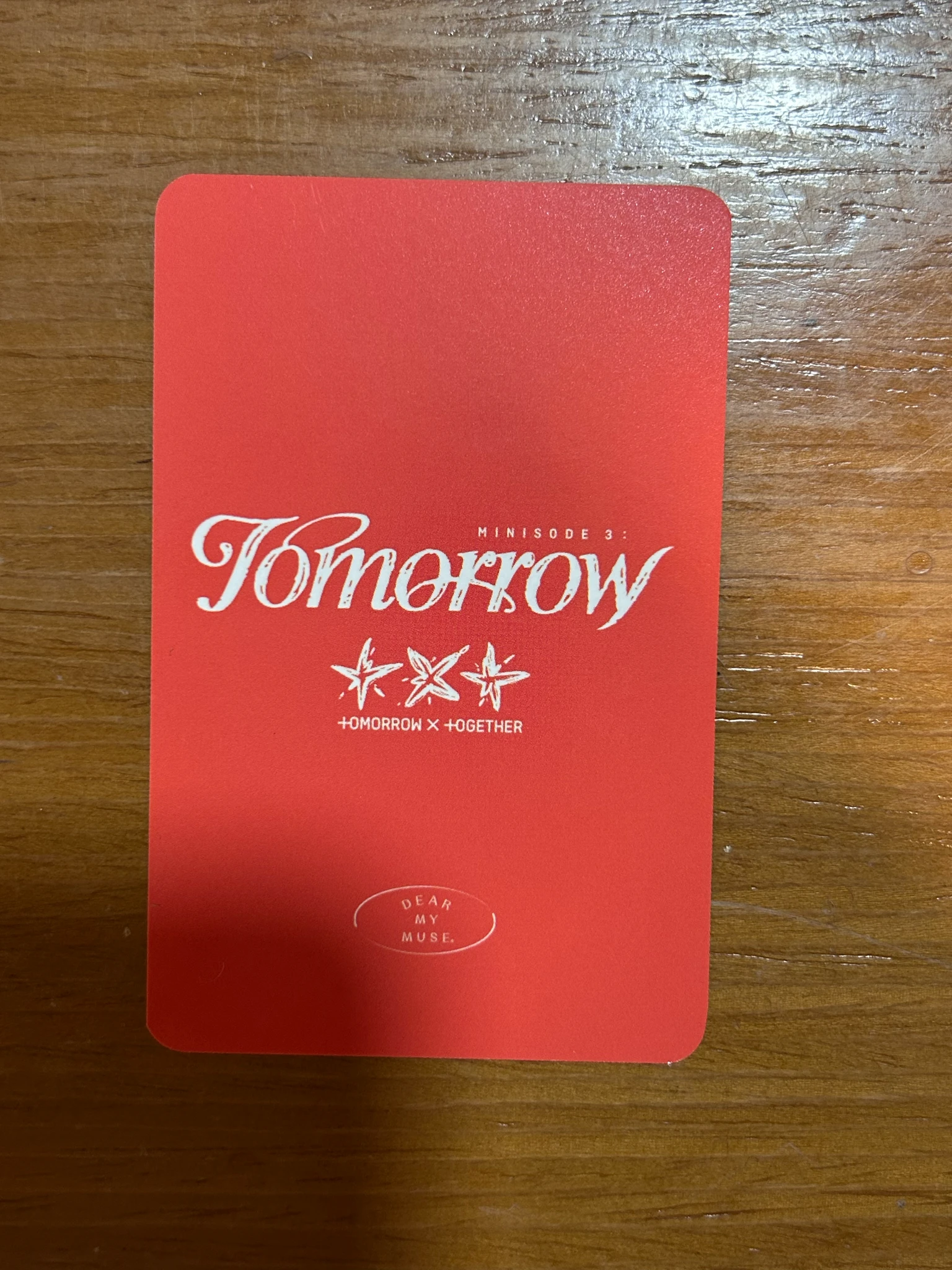 TOMORROW X TOGETHER Beomgyu TOMORROW X TOGETHER - Beomgyu - Minisode 3: Tomorrow Album dear my muse (dmm) round 1 video call listing photo 2
