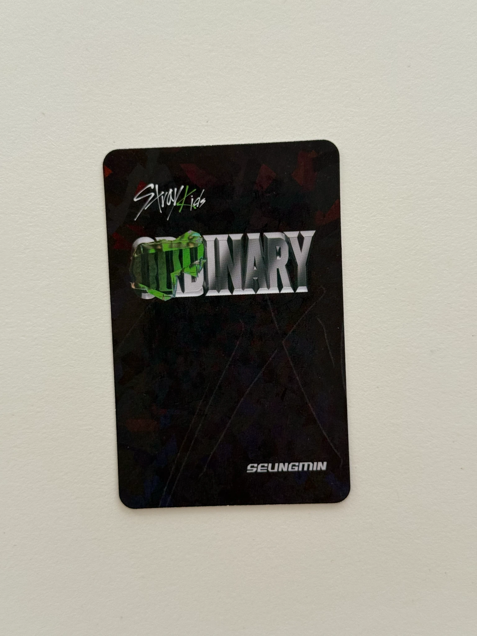 Stray Kids Seungmin Stray Kids - Seungmin - Oddinary Album pre-order benefit (pob) soundwave holographic (hologram) listing photo 2