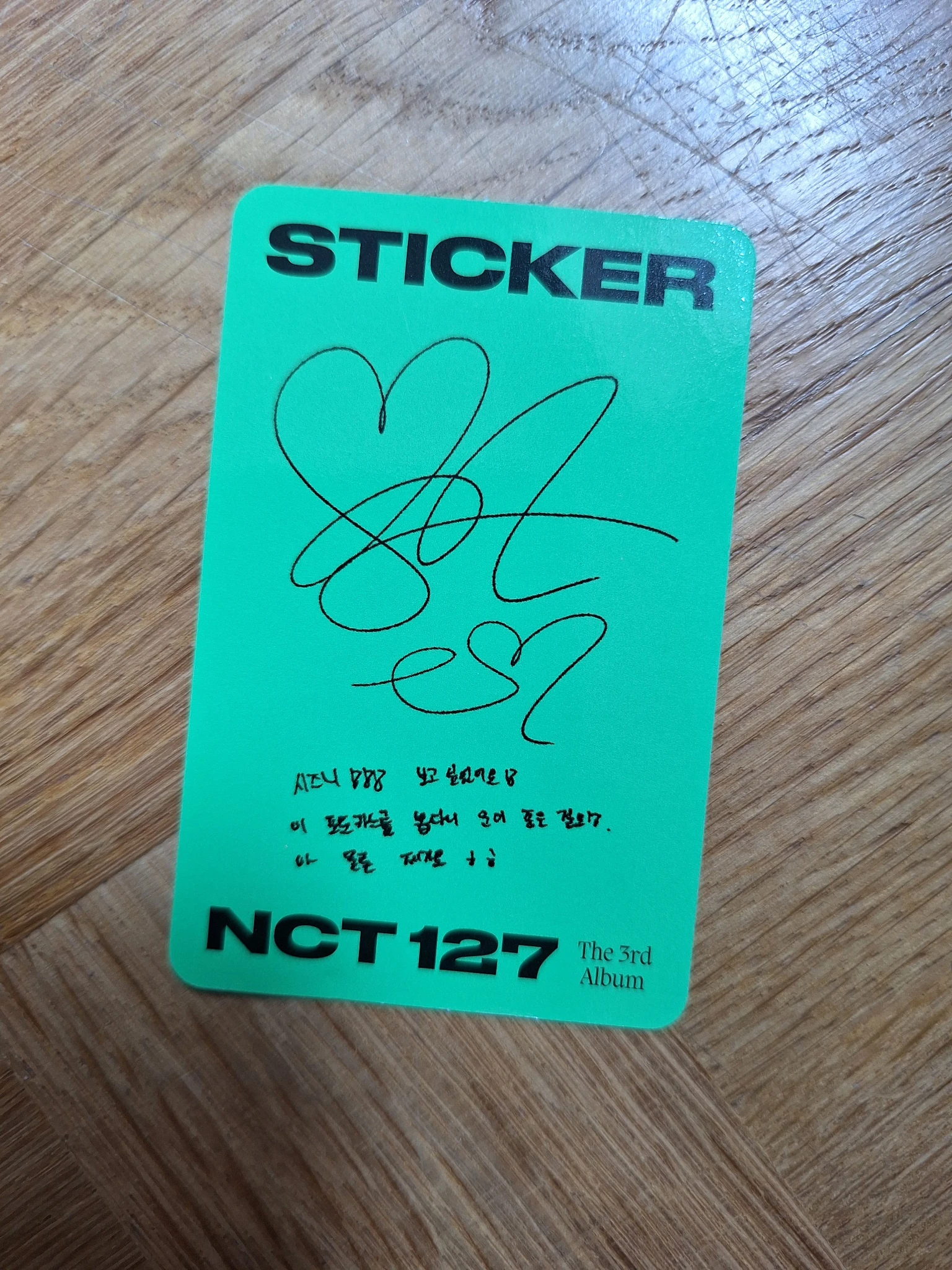 NCT 127 Taeyong NCT 127 - Taeyong  - Sticker Album listing photo 2