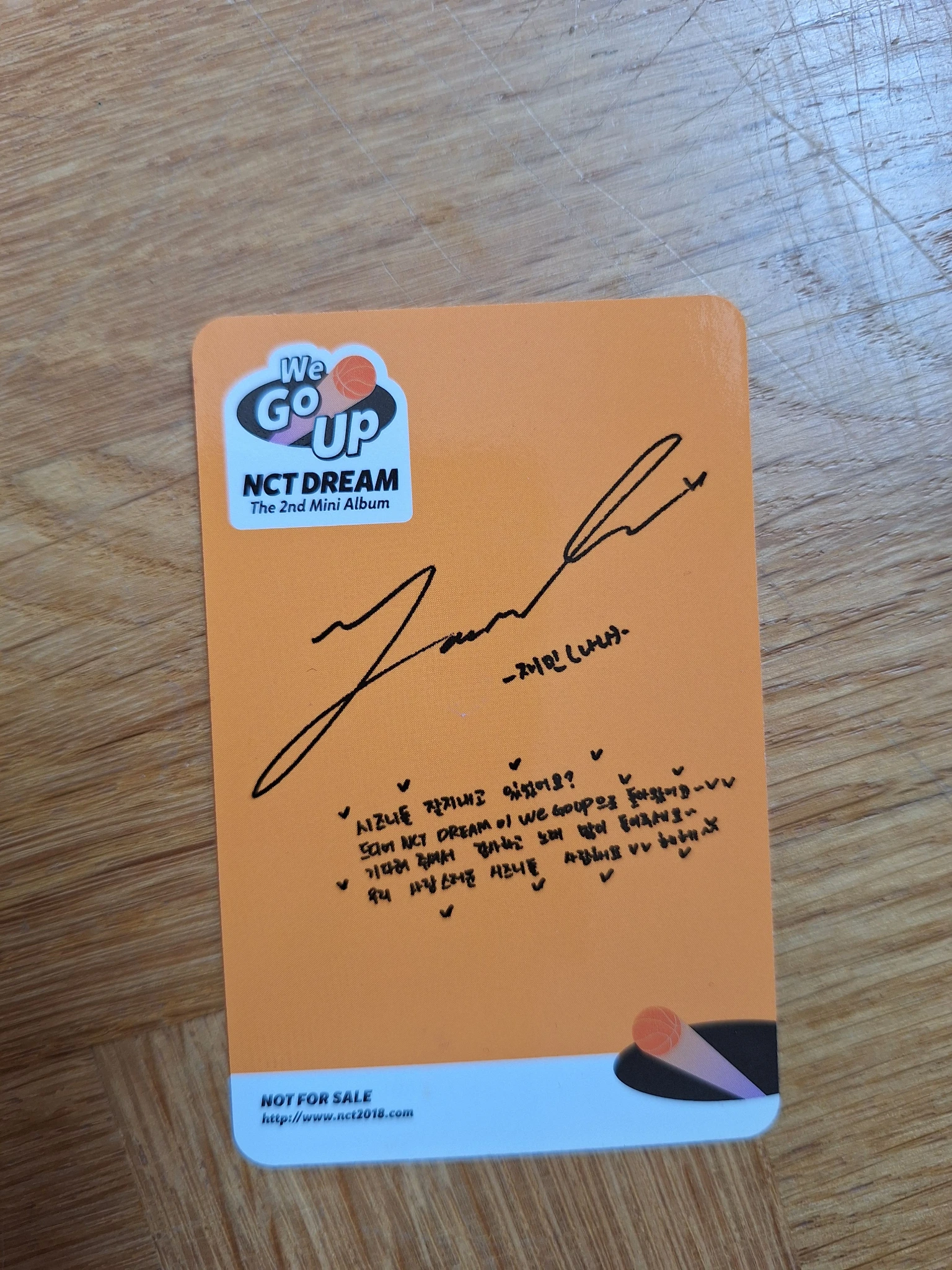 NCT DREAM Jaemin NCT DREAM - Jaemin - We Go Up Album listing photo 2