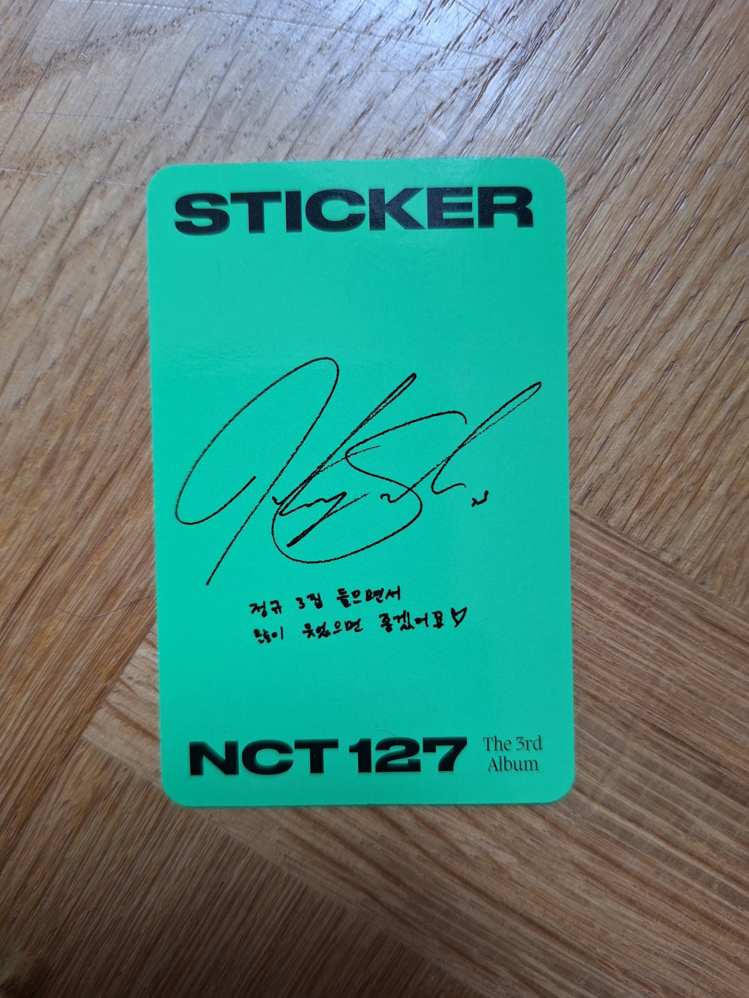 NCT 127 Johnny NCT 127 - Johnny  - Sticker Album listing photo 2