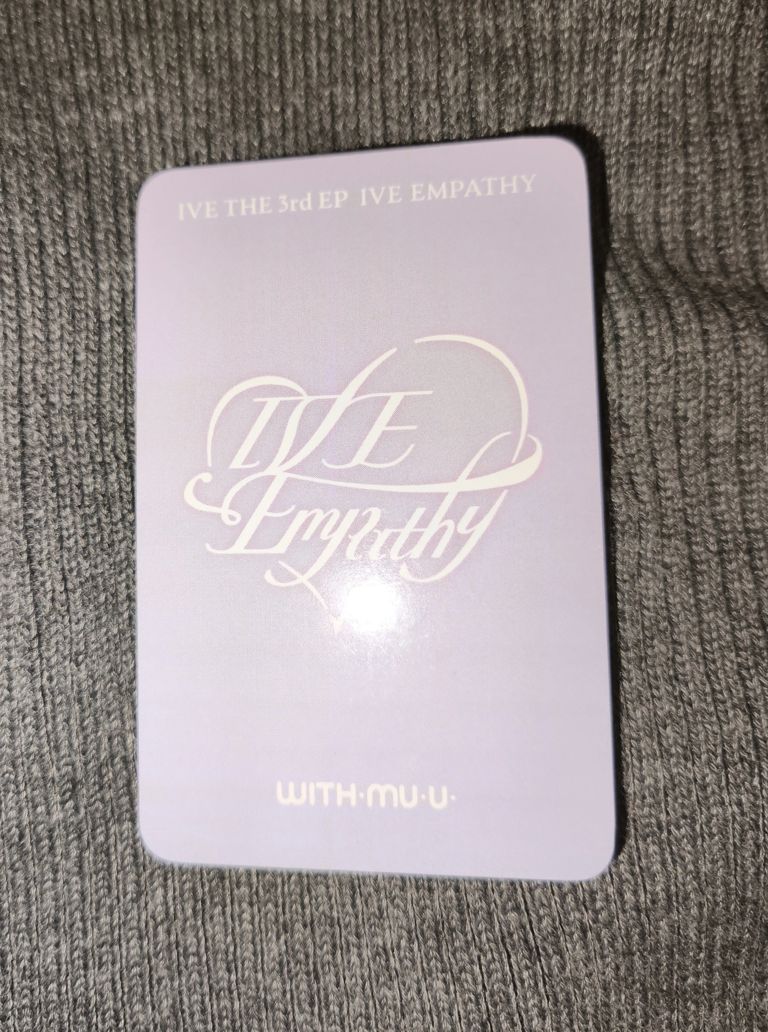 IVE Gaeul IVE - Gaeul - IVE EMPATHY Album pob (pre-order benefit) withmuu round 4 listing photo 2