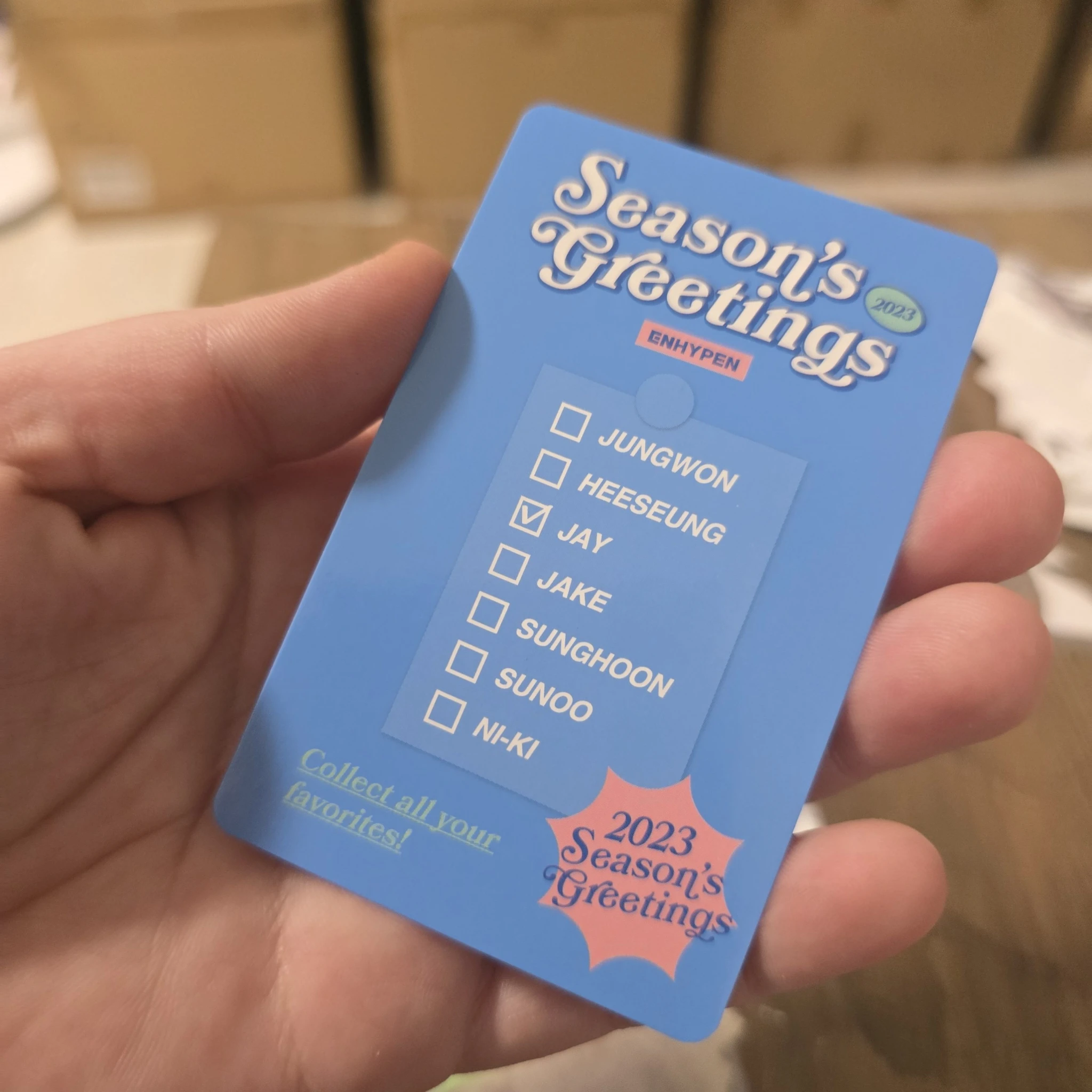 ENHYPEN Jay ENHYPEN - Jay - 2023 Season's Greetings Other listing photo 2
