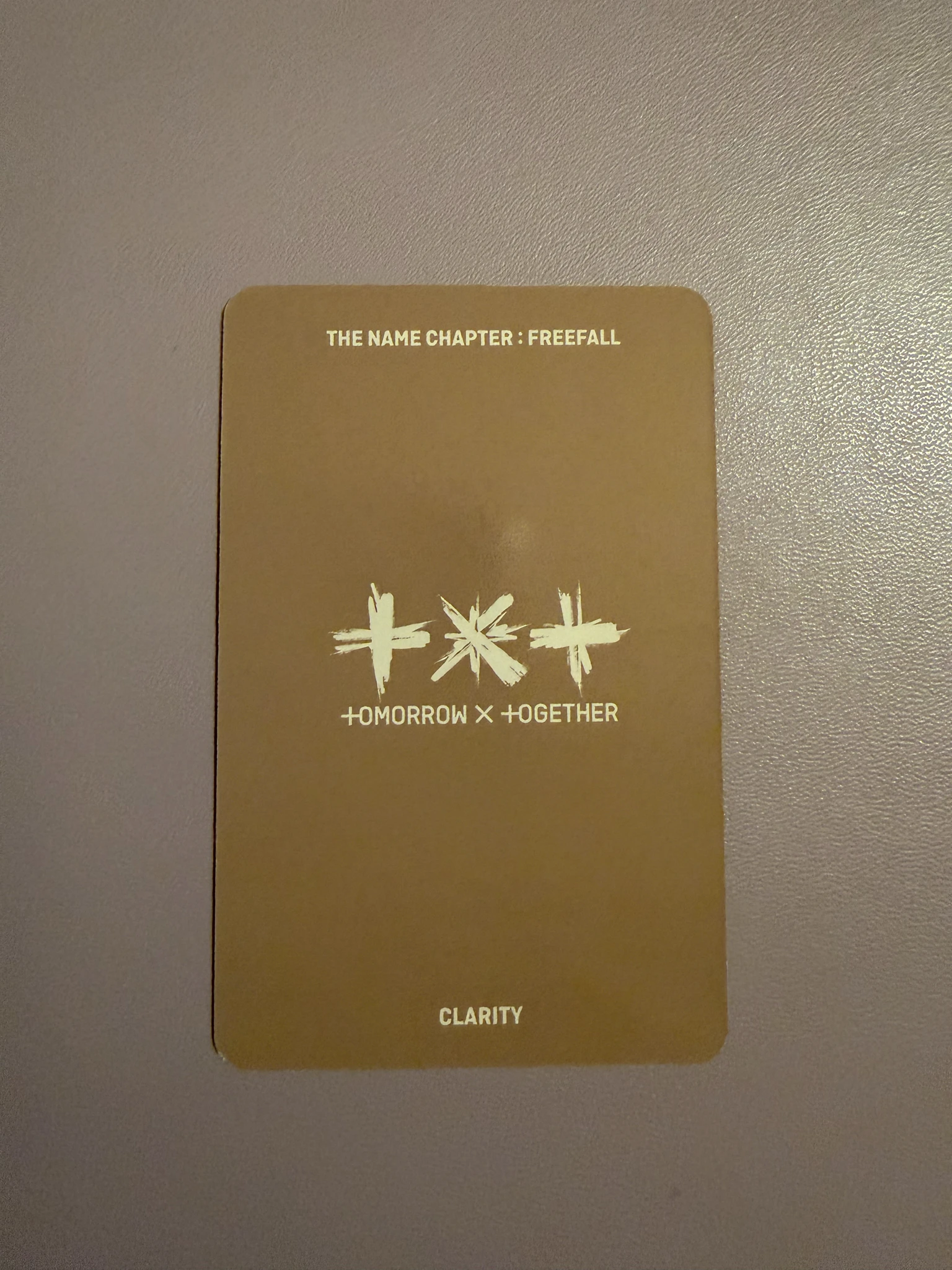TOMORROW X TOGETHER Taehyun TOMORROW X TOGETHER - Taehyun - The Name Chapter: Freefall Album album photocard clarity ver. listing photo 2