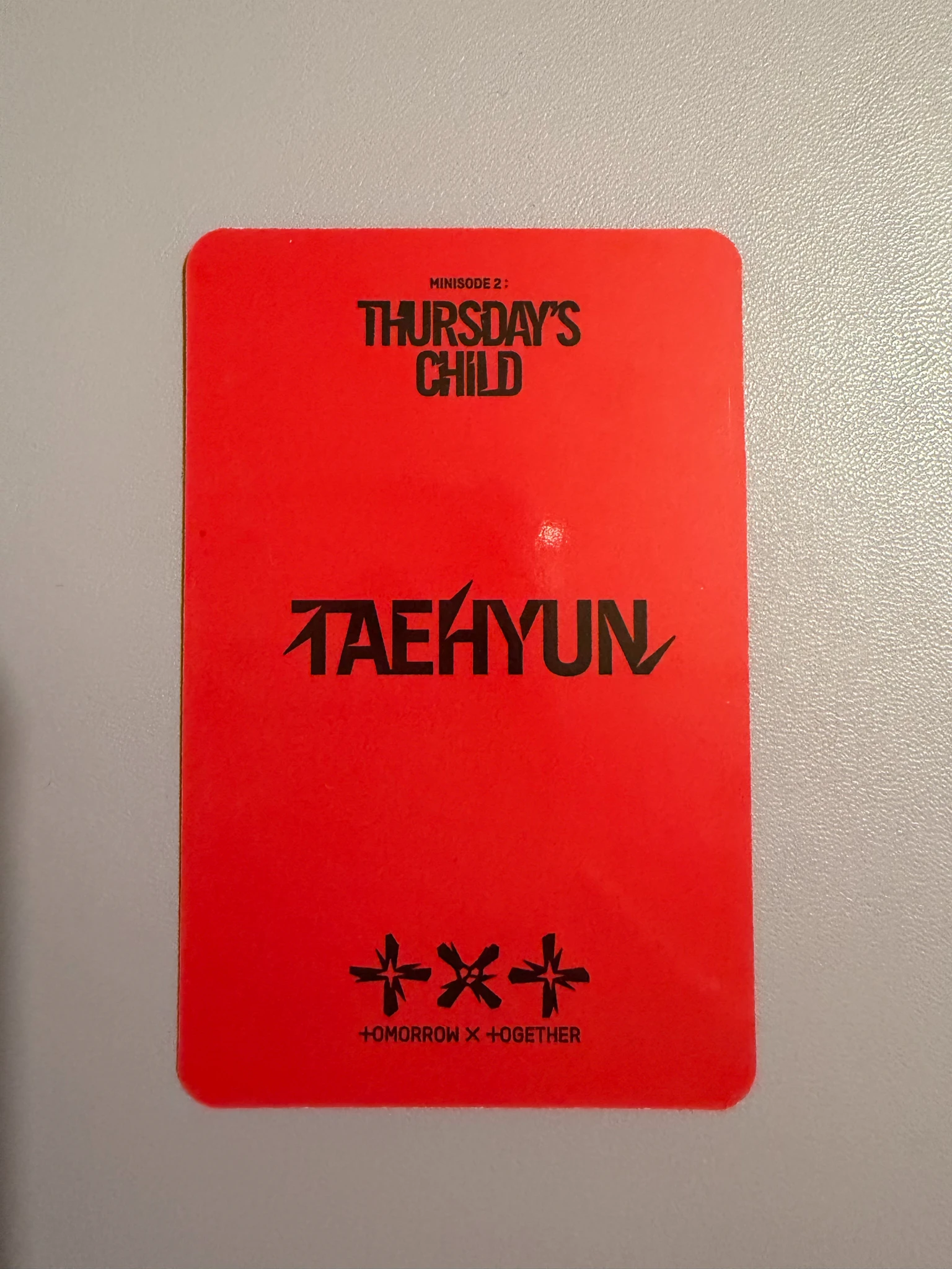 TOMORROW X TOGETHER Taehyun TOMORROW X TOGETHER - Taehyun - Minisode 2: Thursday's Child Album mess ver album photocard listing photo 2