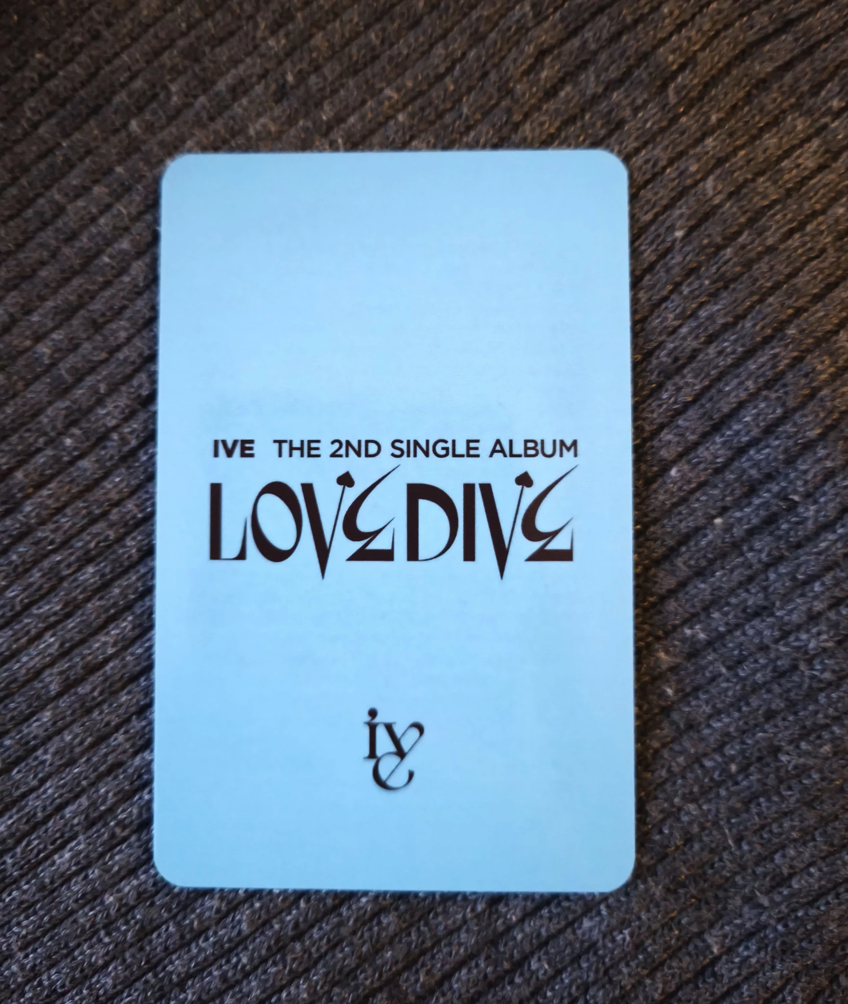 IVE Yujin IVE - Yujin - LOVE DIVE Album ktown4u pre-order benefit (pob) round 1 listing photo 2